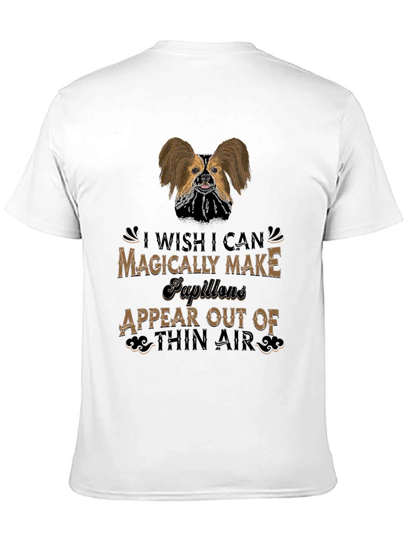 Magical Papillon T-Shirt Pet Lover Tee