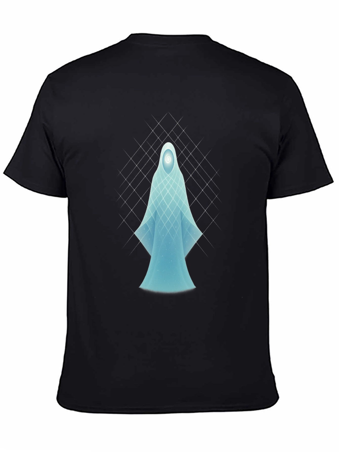 Ethereal Spirit Graphic Tee - Black Cotton Comfort
