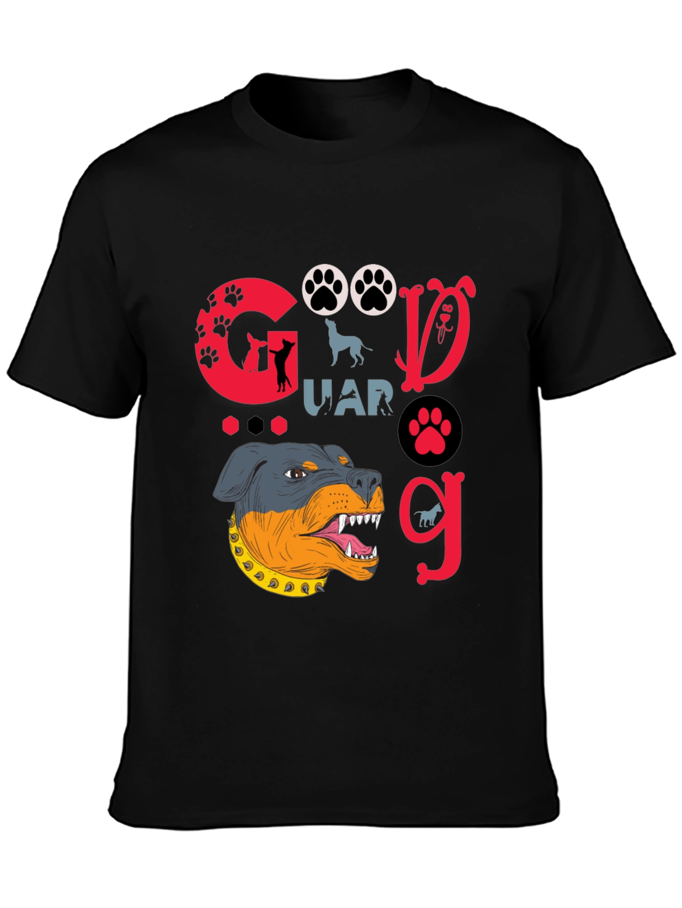 Dog Guard T-Shirt - Rottweiler Graphic Tee