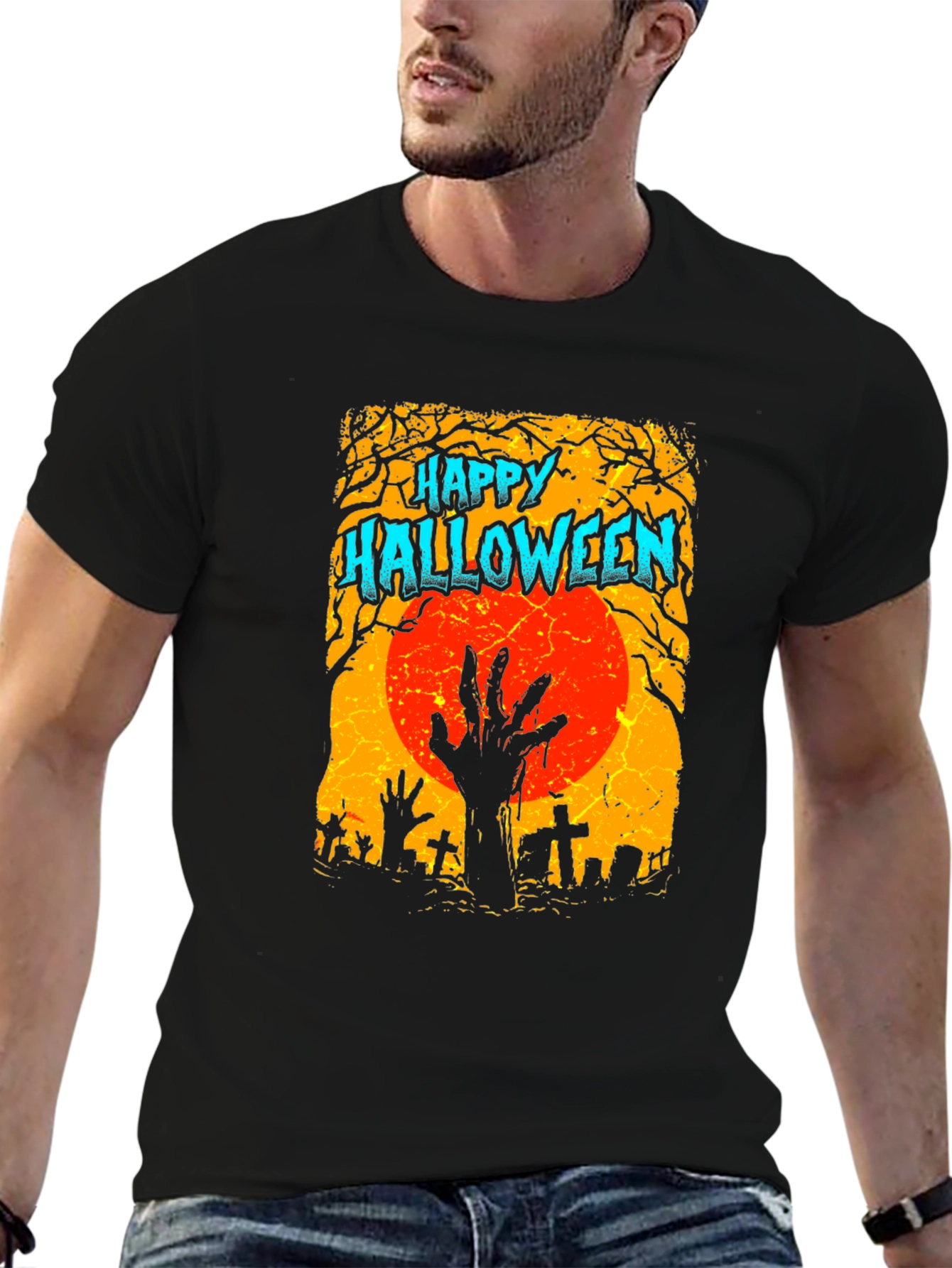 Happy Halloween Zombie T-Shirt
