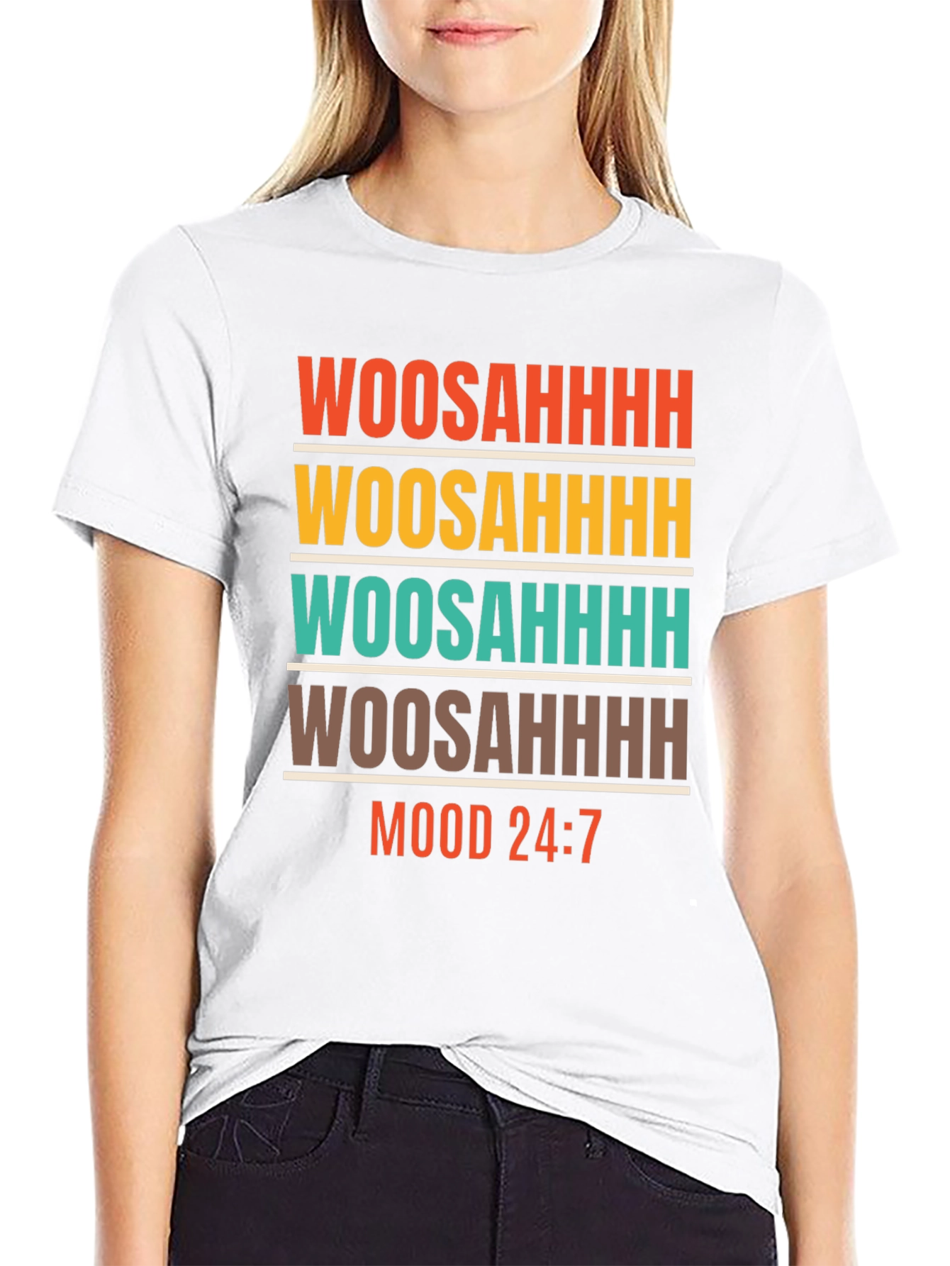 Woosahhh Mood 24:7 Graphic T-Shirt