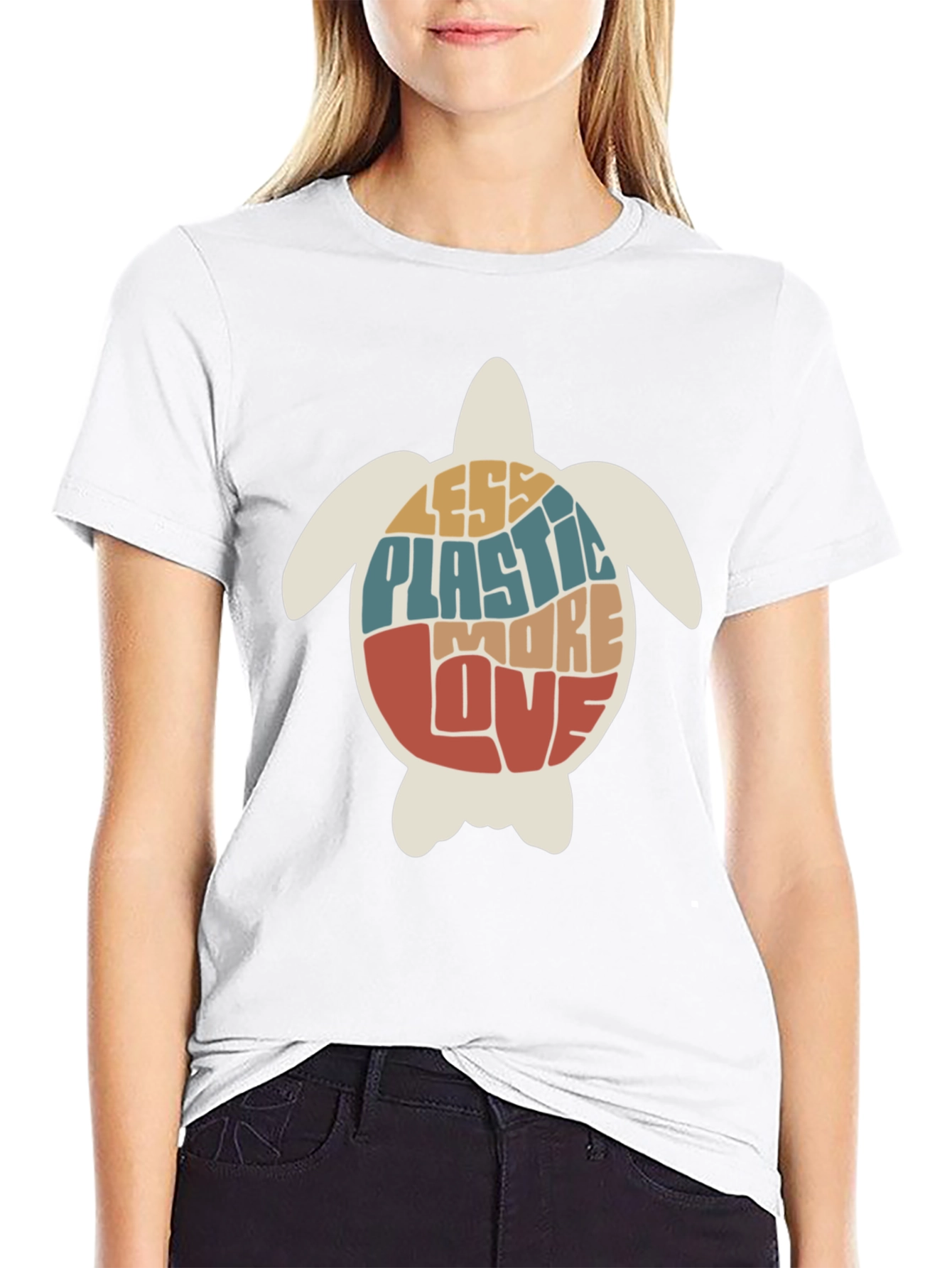 Eco-Friendly Turtle Graphic Tee