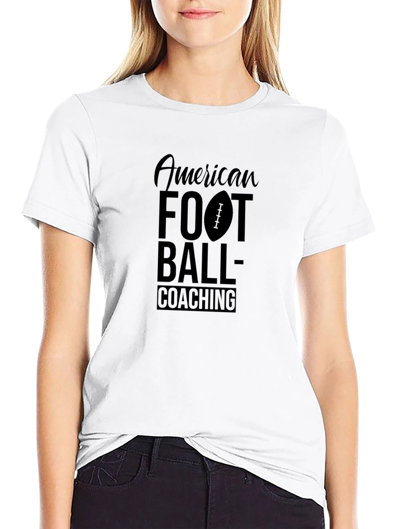 American Football Coaching Graphic T-Shirt