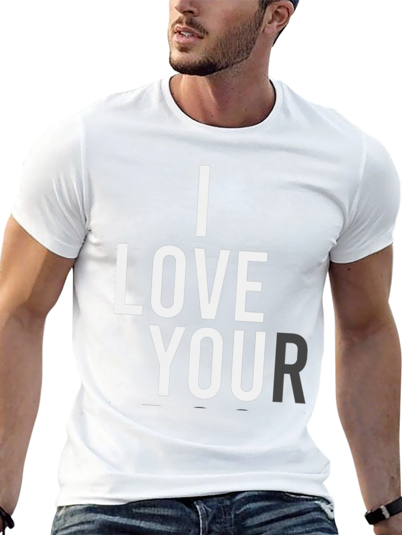 I Love Your T-Shirt - Black Graphic Tee