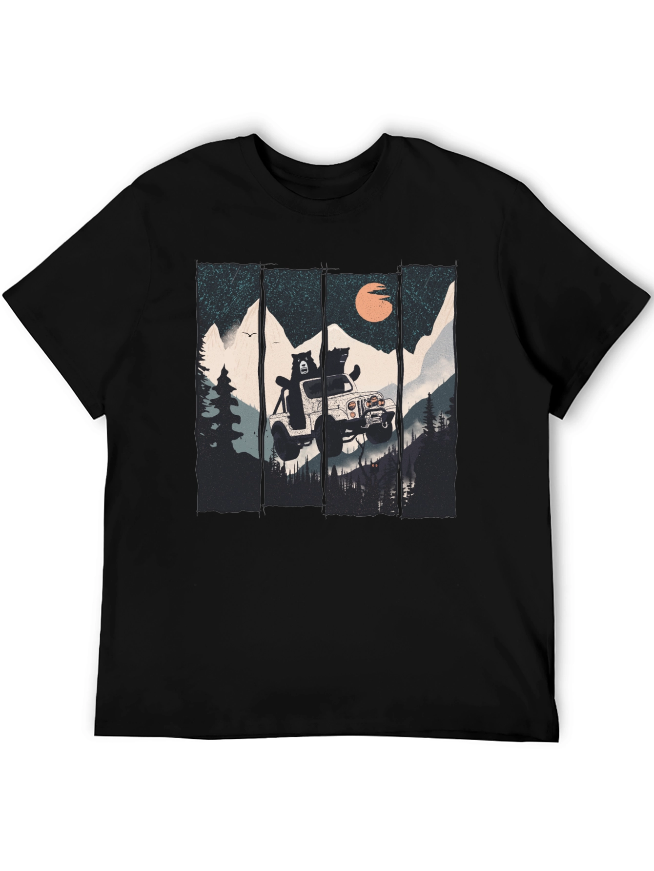 Bear Off-Roading Graphic T-Shirt