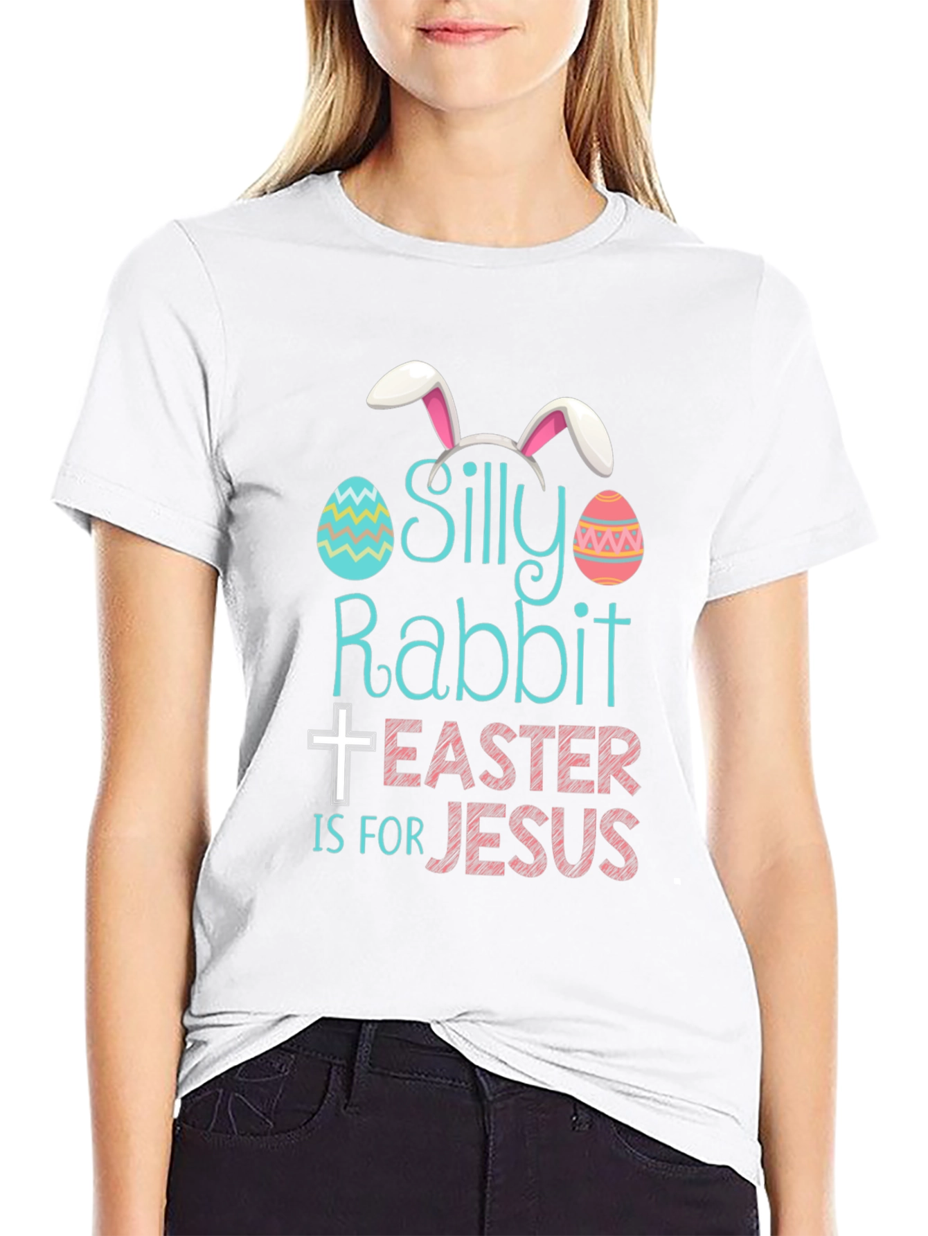 Silly Rabbit Easter T-Shirt - Jesus Holiday Tee