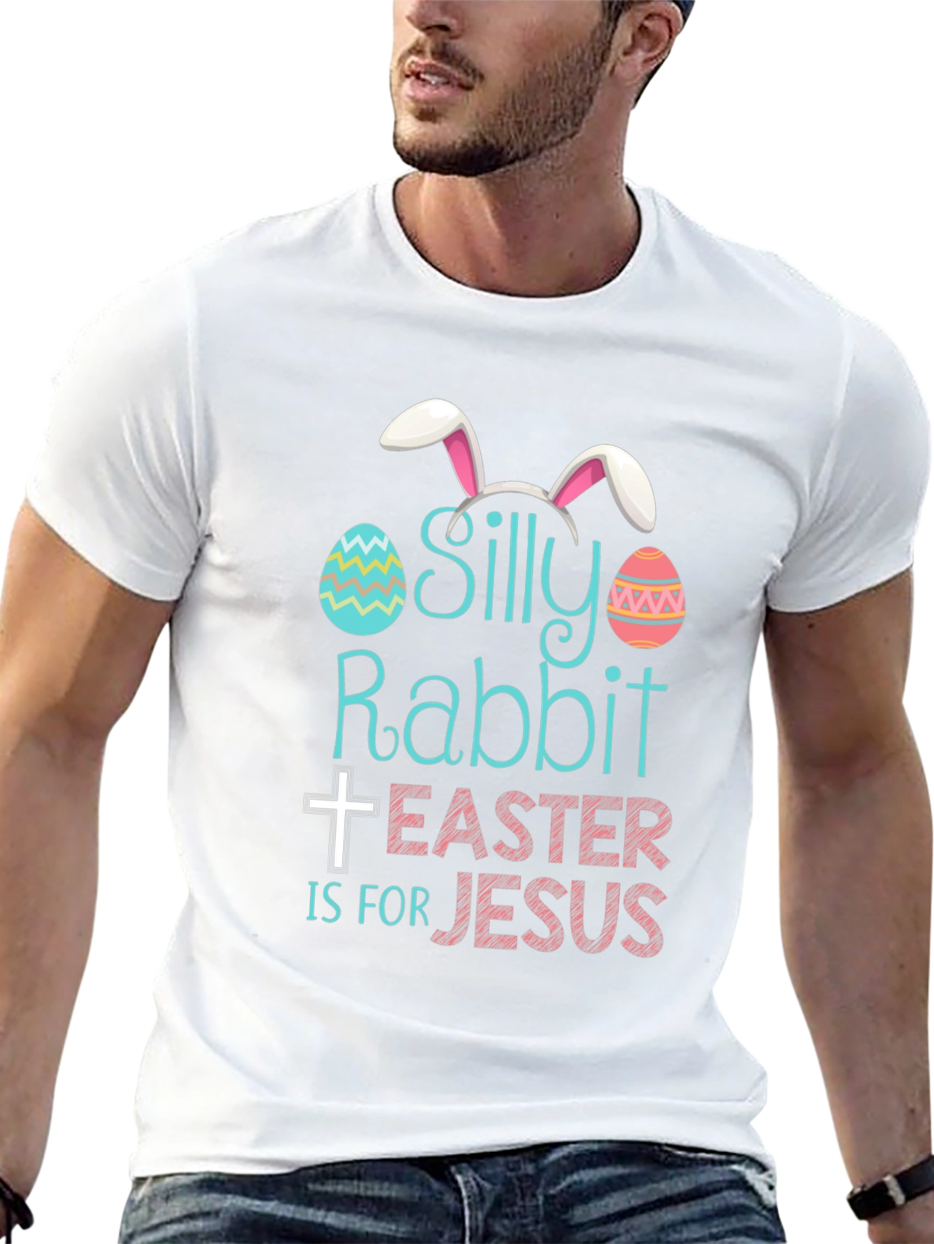 Silly Rabbit Easter T-Shirt - Jesus Holiday Tee