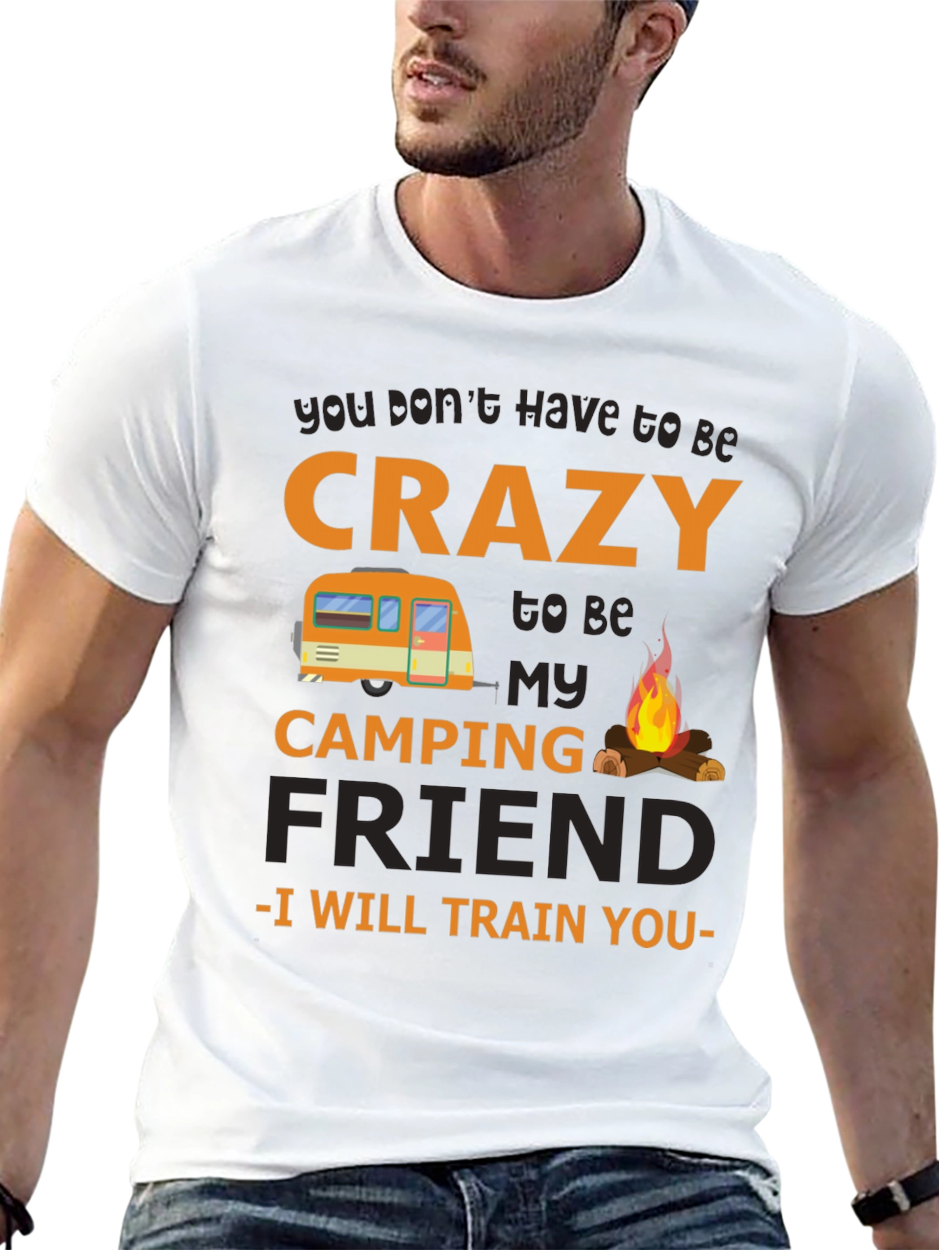 Crazy Camping Friend T-Shirt