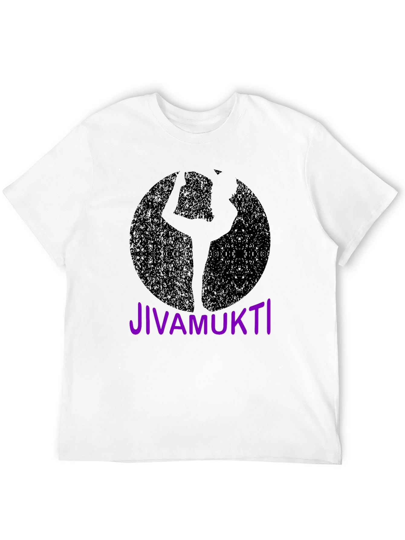 Jivamukti Yoga Pose Black T-Shirt