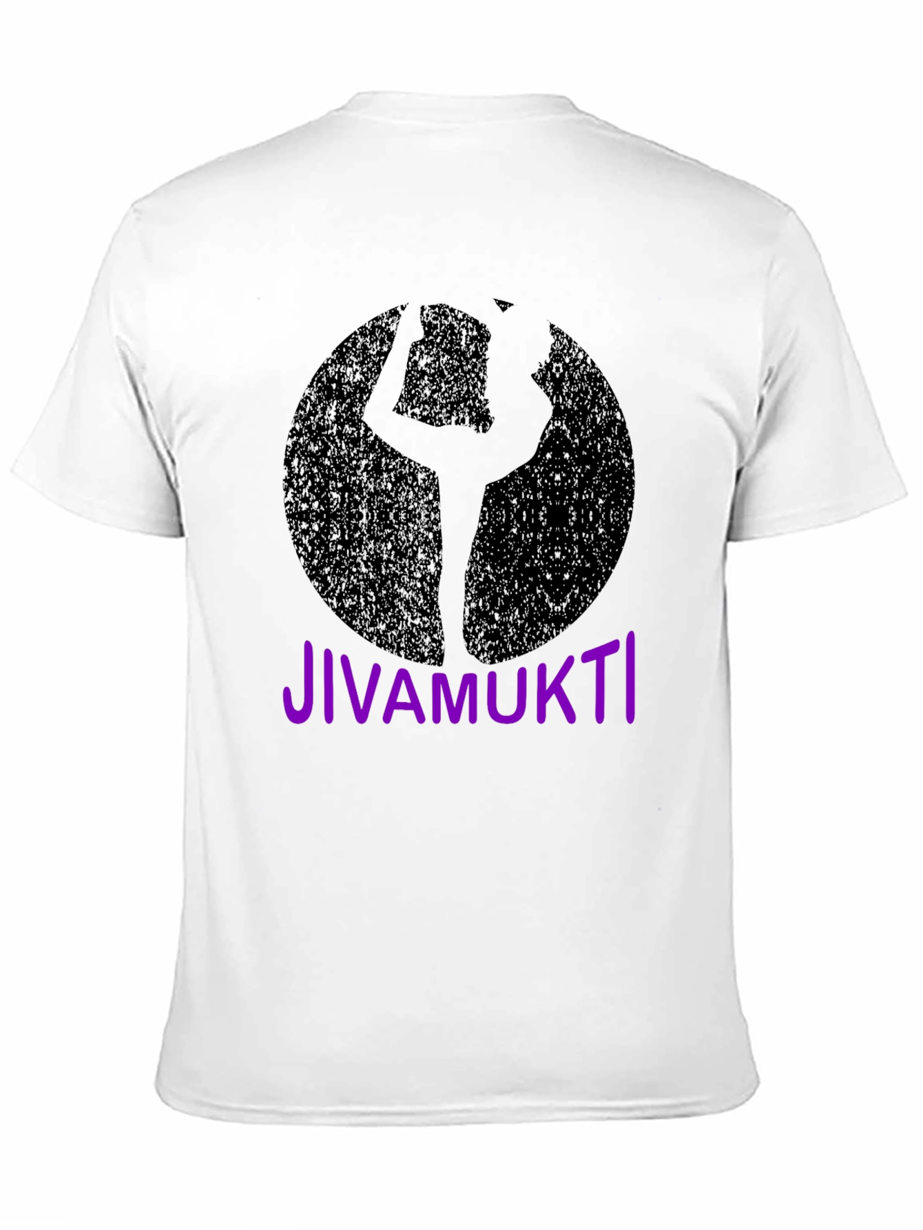 Jivamukti Yoga Pose Black T-Shirt