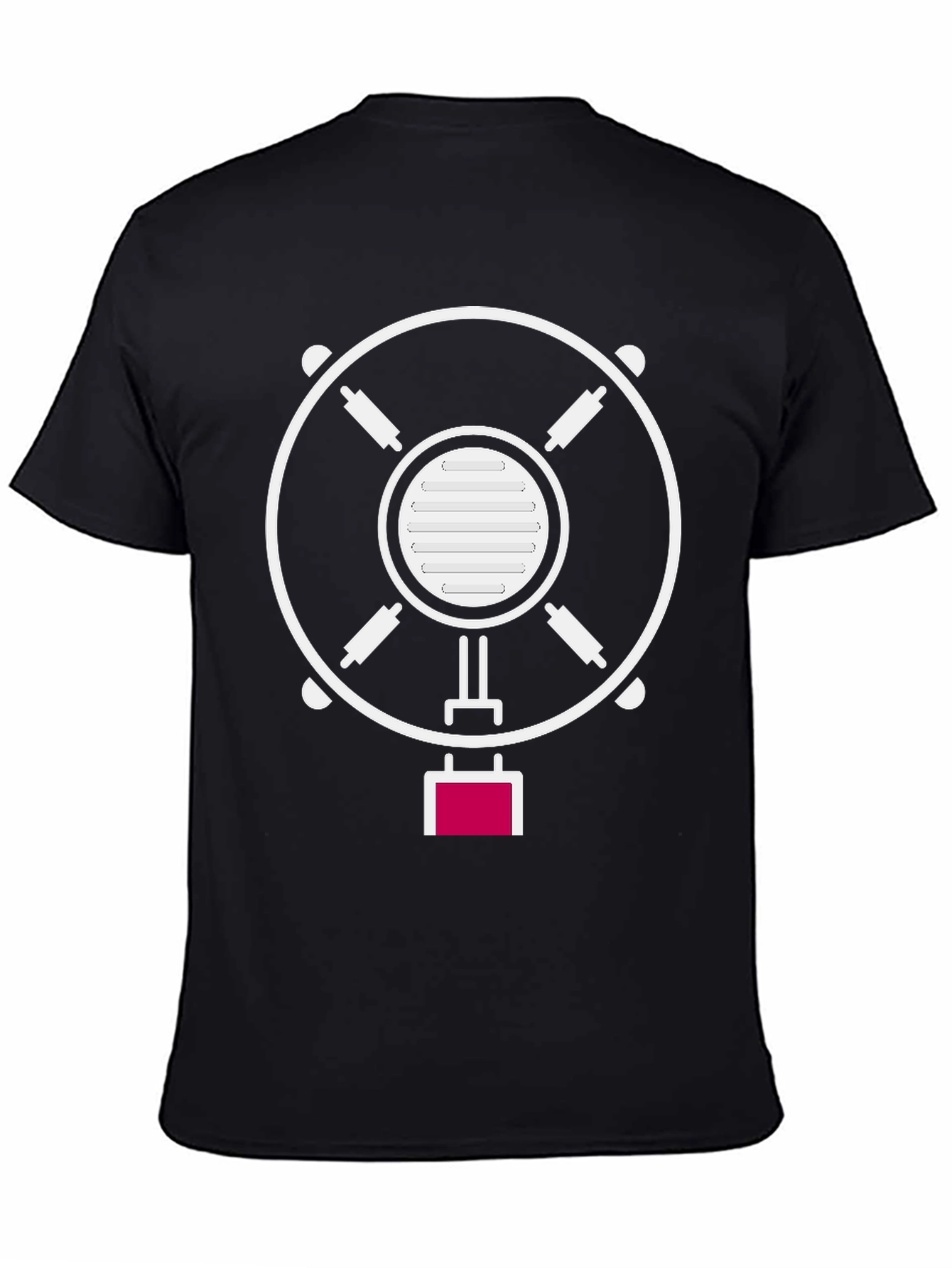 Microphone Graphic T-Shirt - Stylish Music Tee