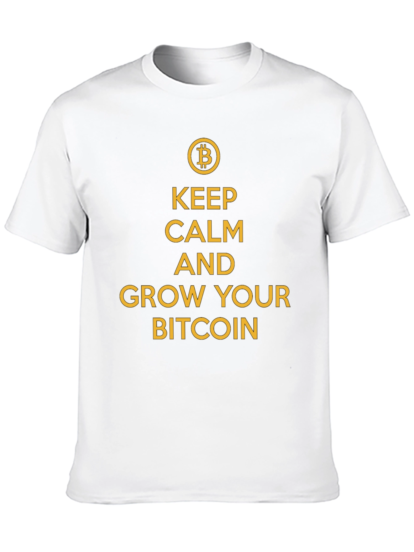 Keep Calm & Grow Your Bitcoin Graphic T-Shirt