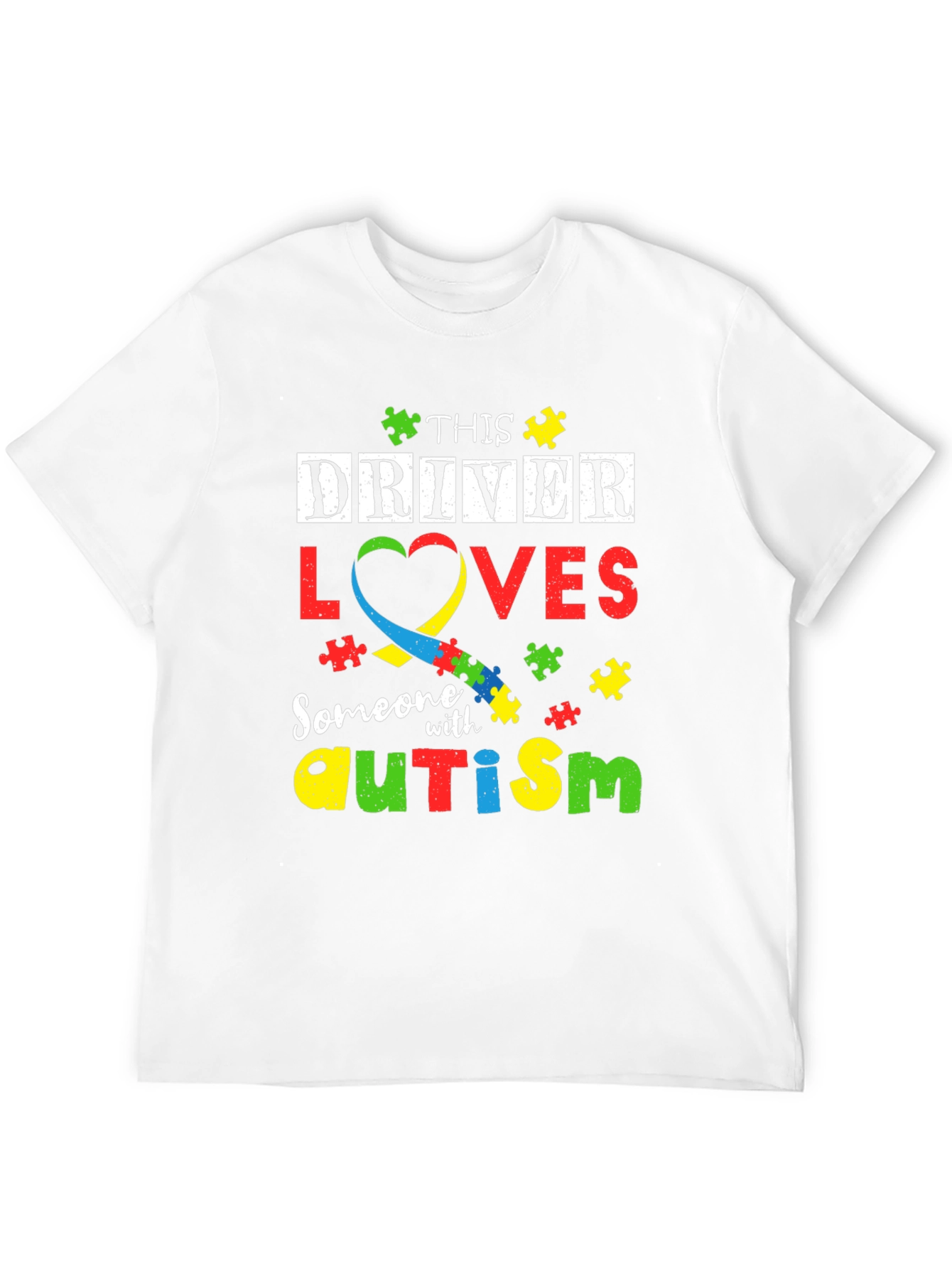 Autism Awareness T-Shirt - This Driver Loves Someone