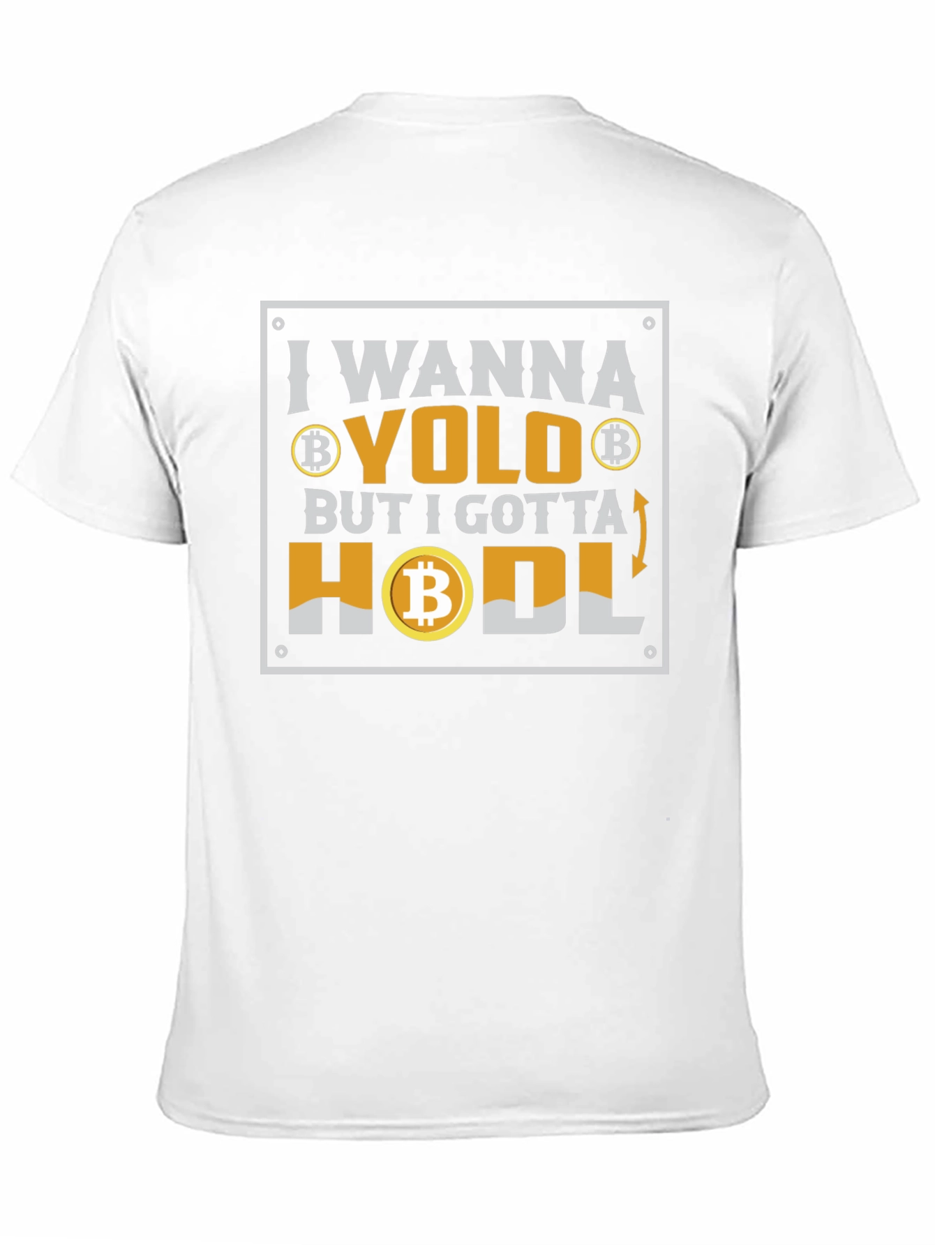 Bitcoin YOLO HODL Crypto T-Shirt