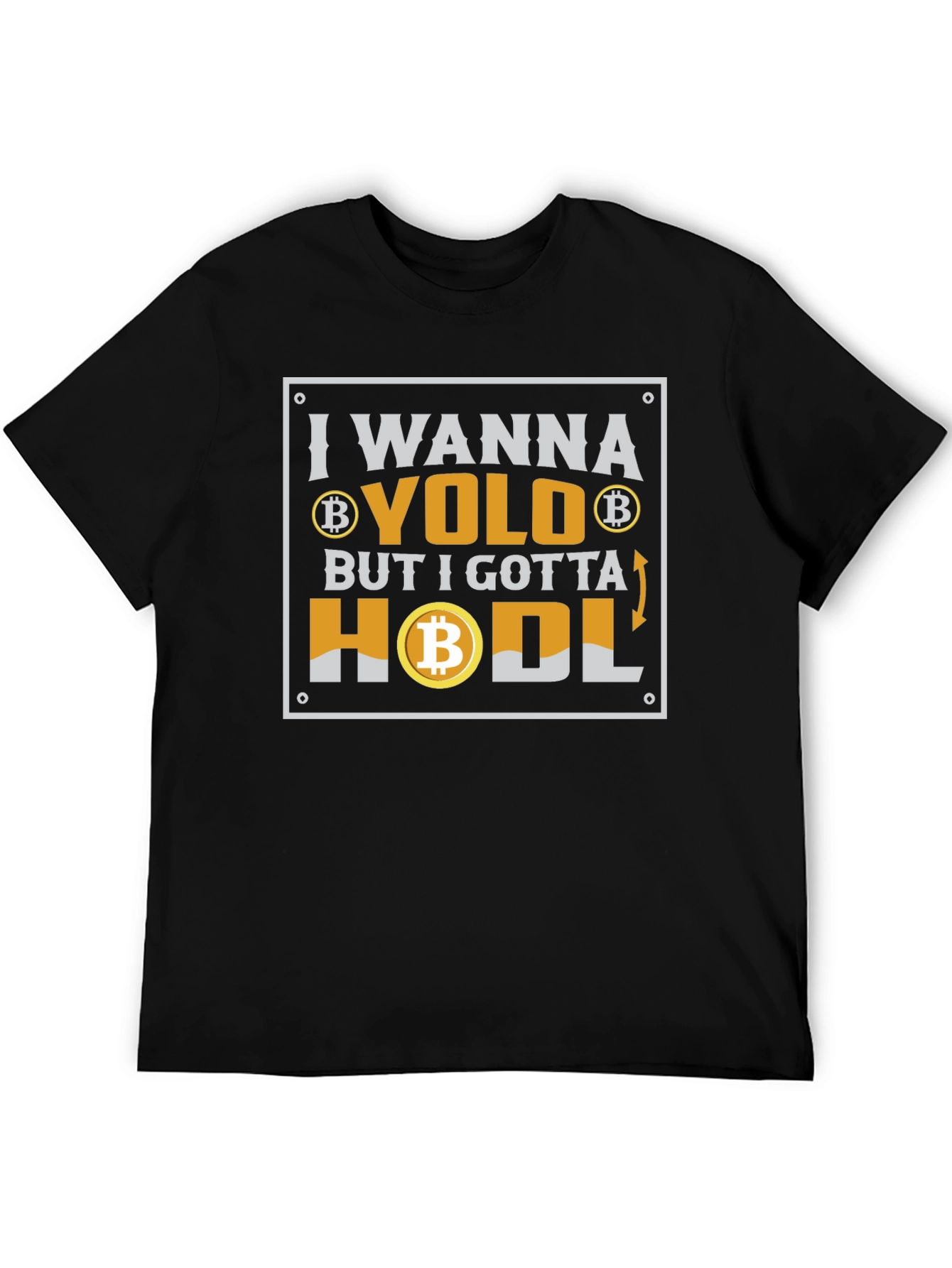 Bitcoin YOLO HODL Crypto T-Shirt