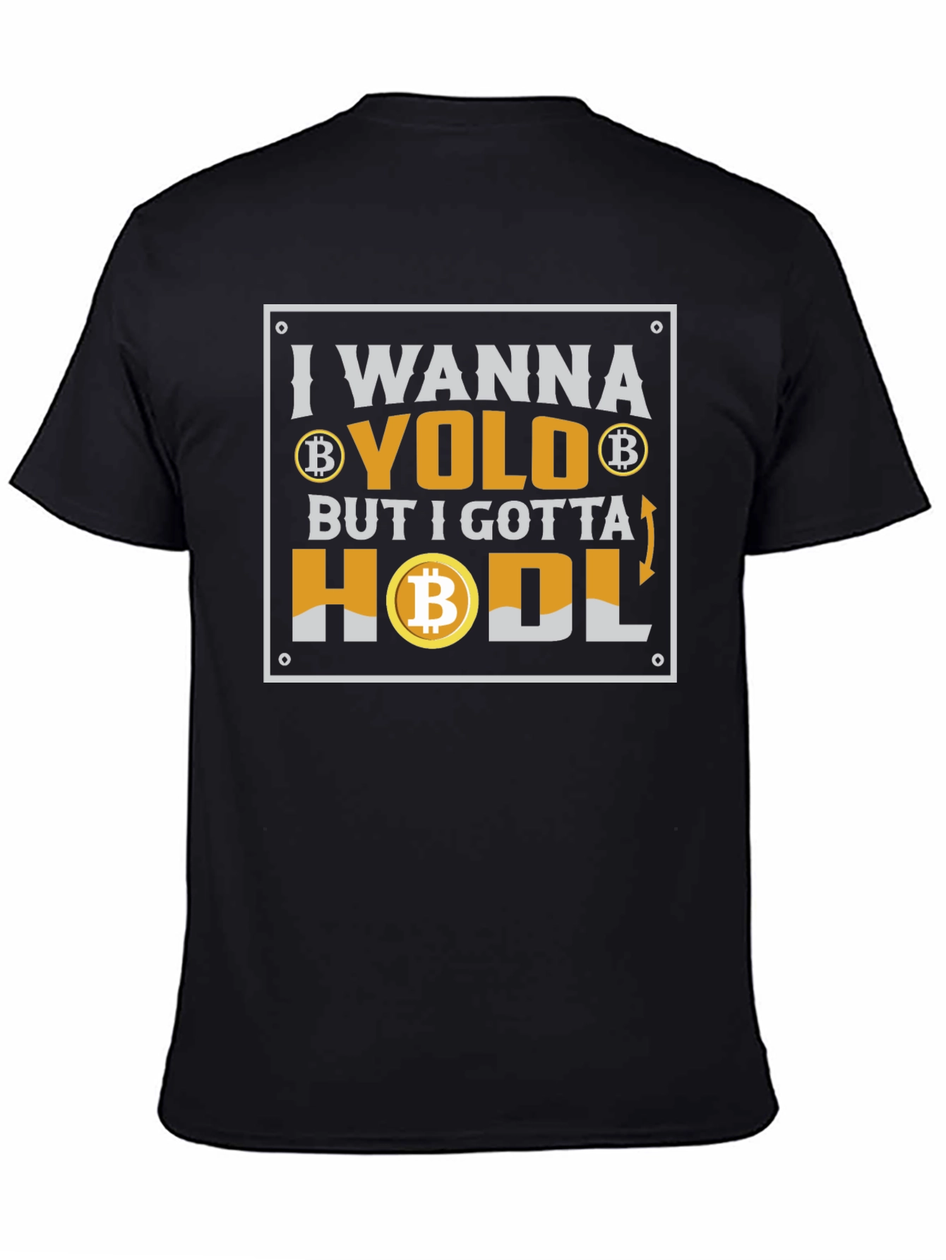 Bitcoin YOLO HODL Crypto T-Shirt