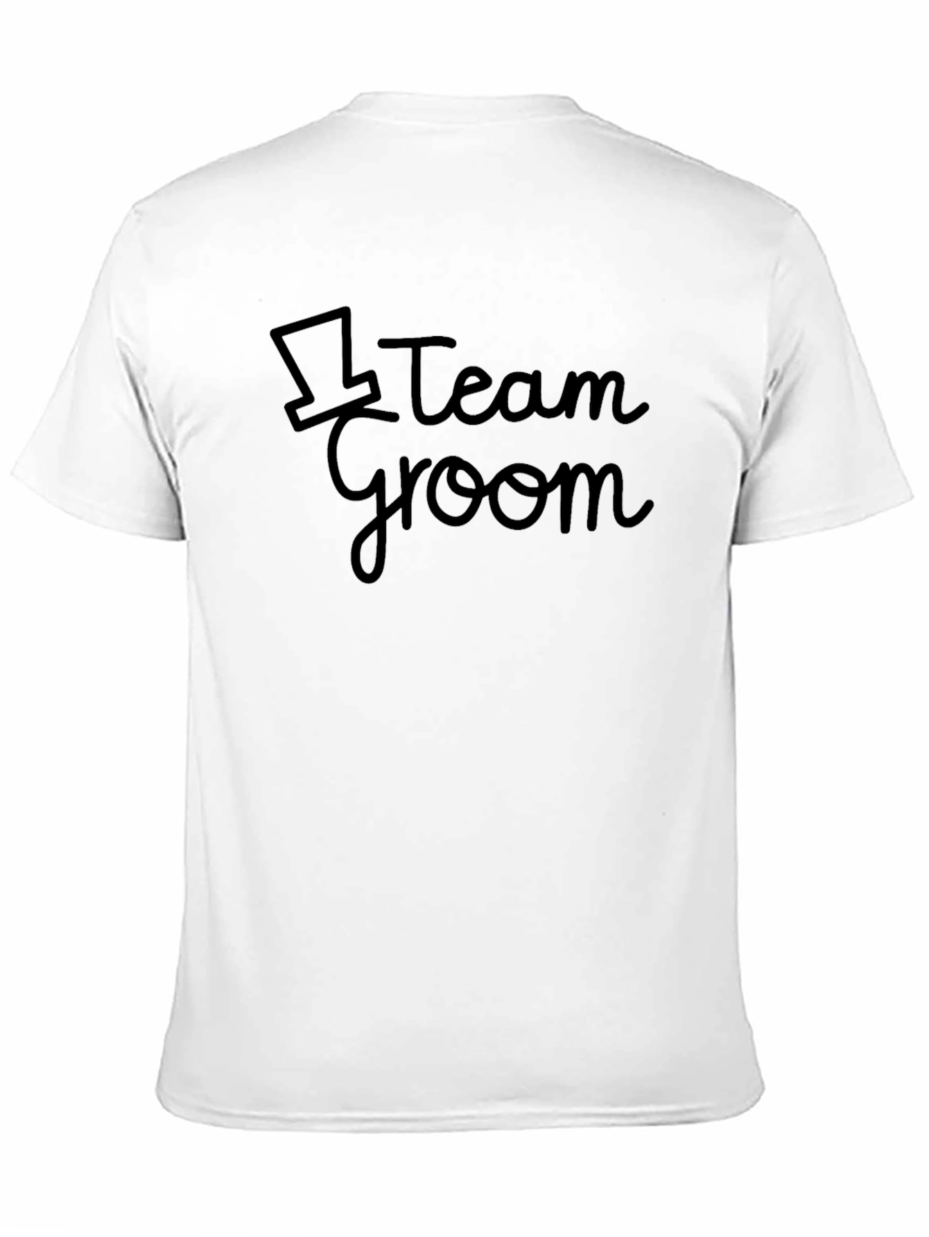 Team Groom Black T-Shirt