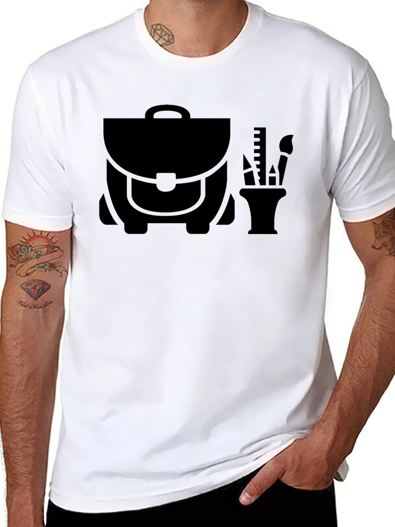 Back to School Black T-Shirt