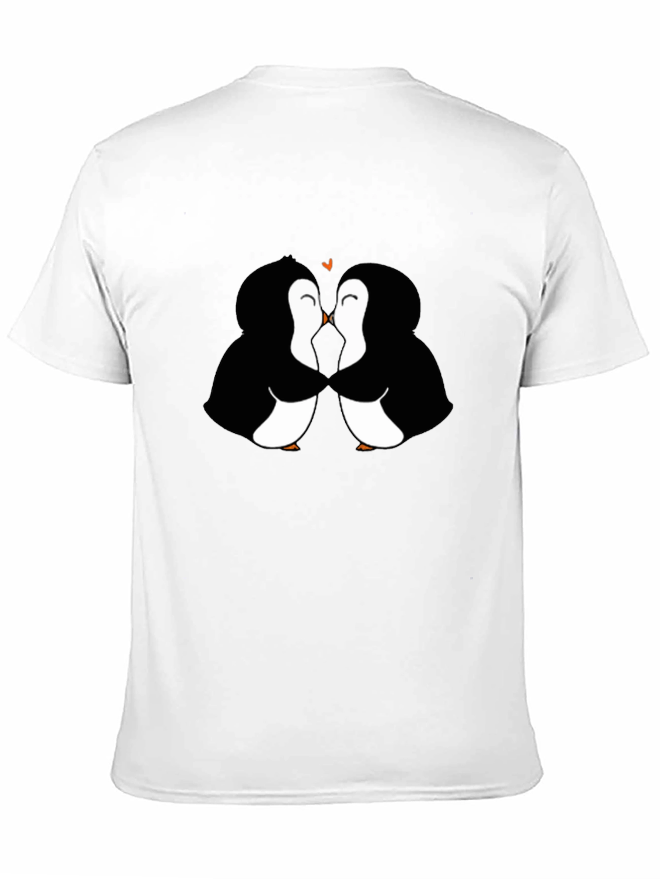 Penguin Love Black T-Shirt