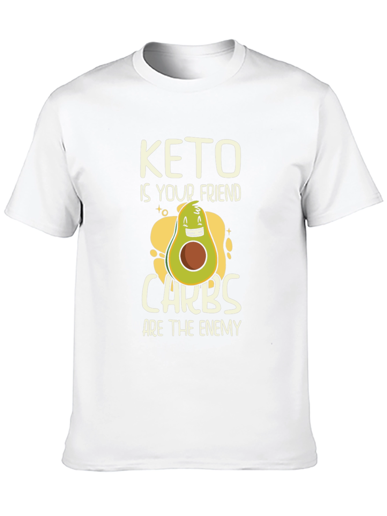 Keto is Your Friend Graphic T-Shirt - Black