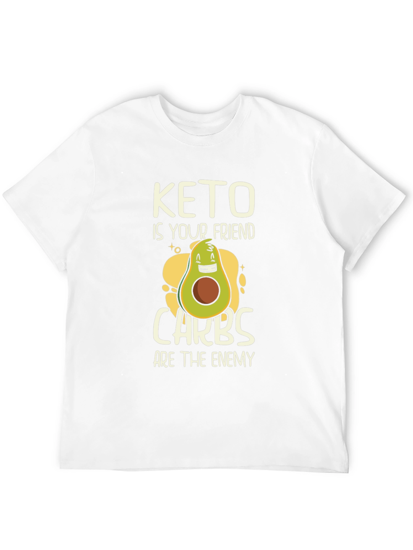 Keto is Your Friend Graphic T-Shirt - Black