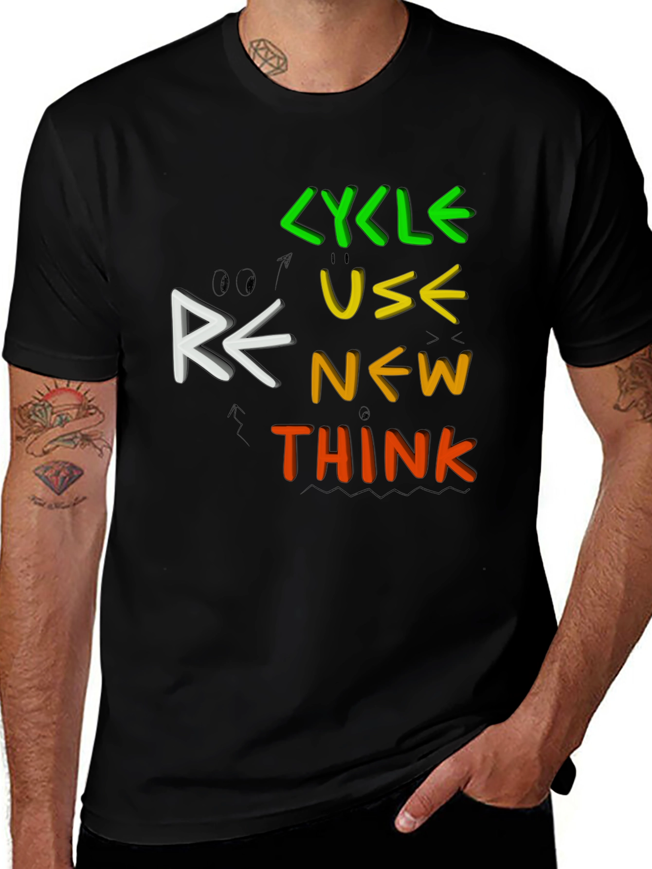 Eco-Friendly Re-Use Graphic Tee