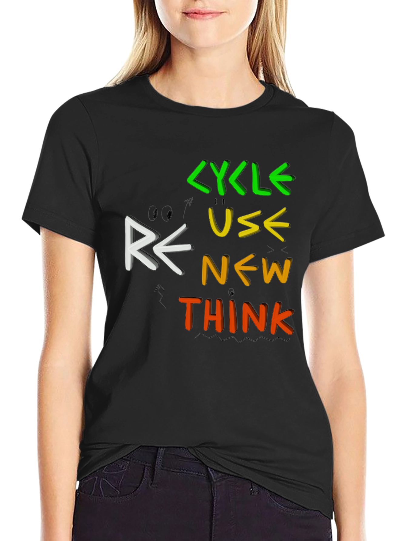 Eco-Friendly Re-Use Graphic Tee