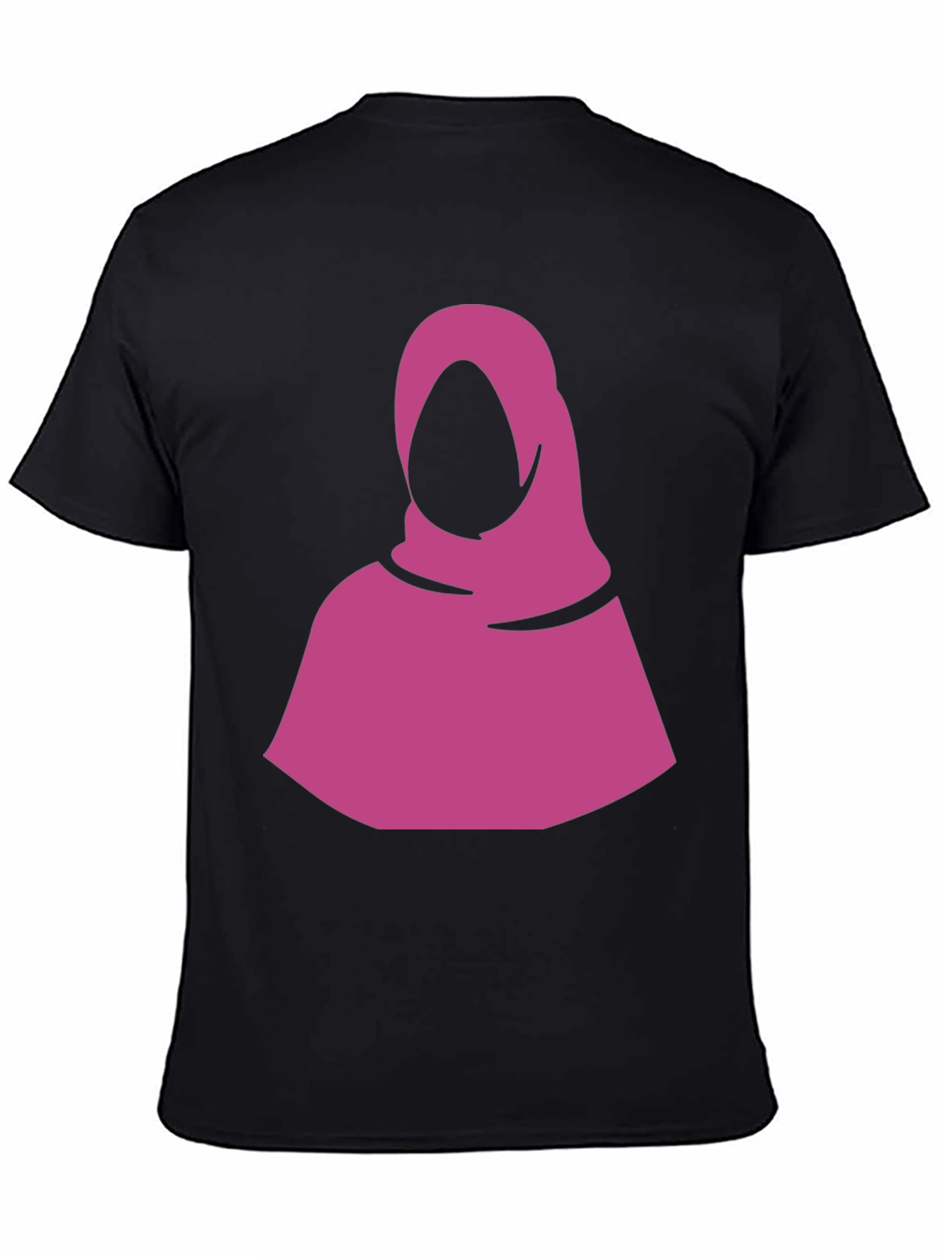 Minimalist Hijab Graphic Tee - Black