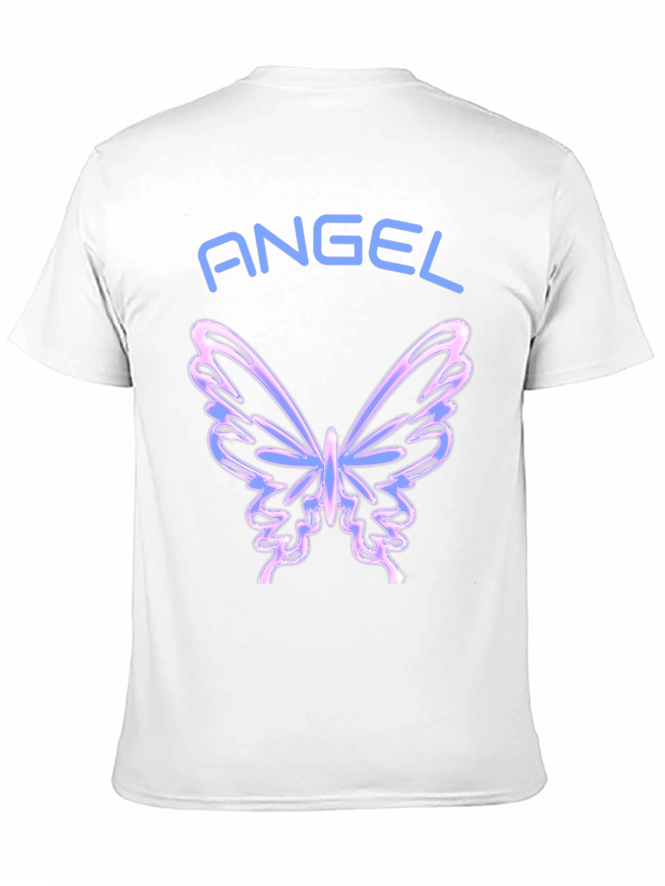 Angel Butterfly Graphic Tee - Black