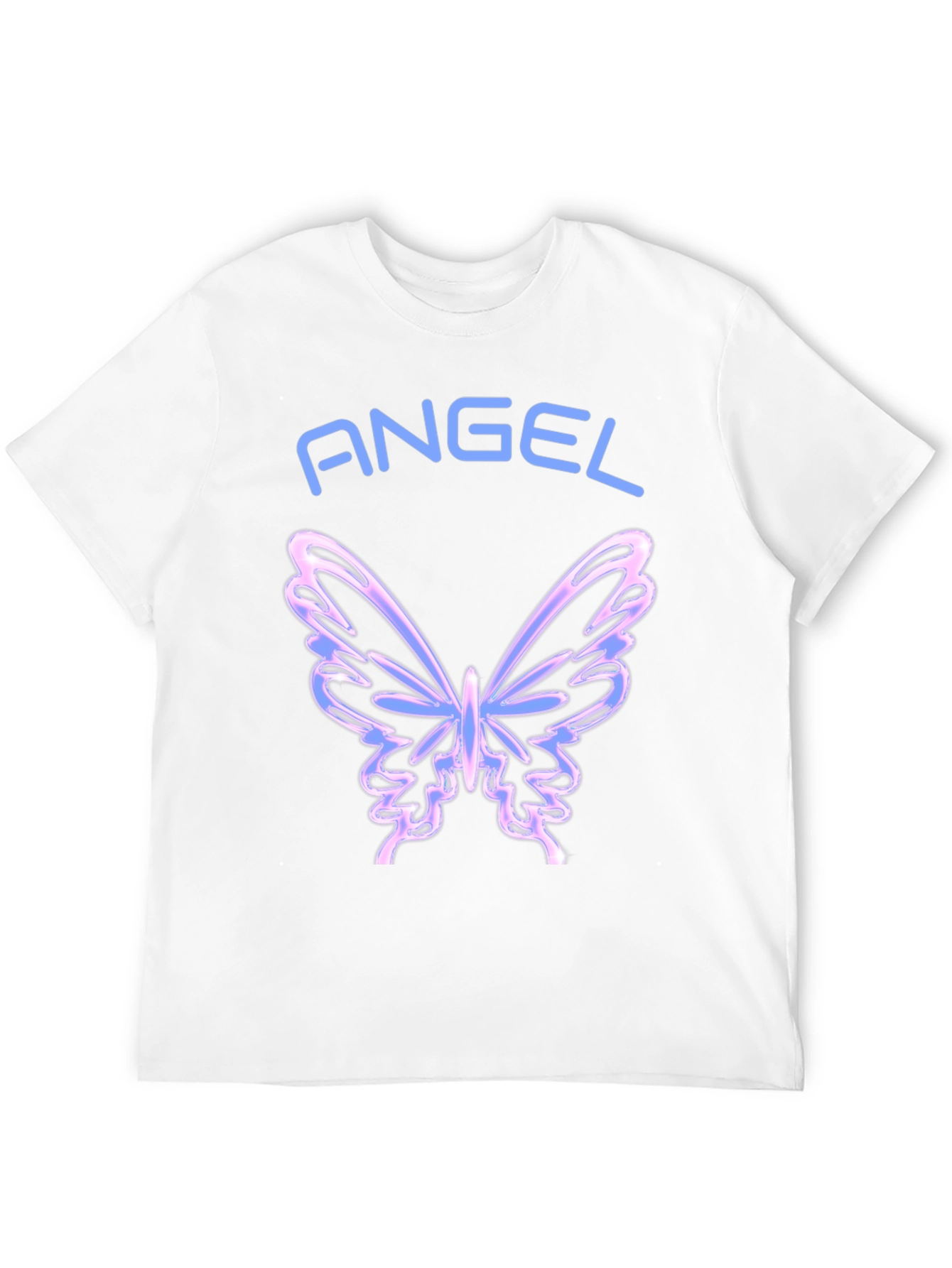 Angel Butterfly Graphic Tee - Black