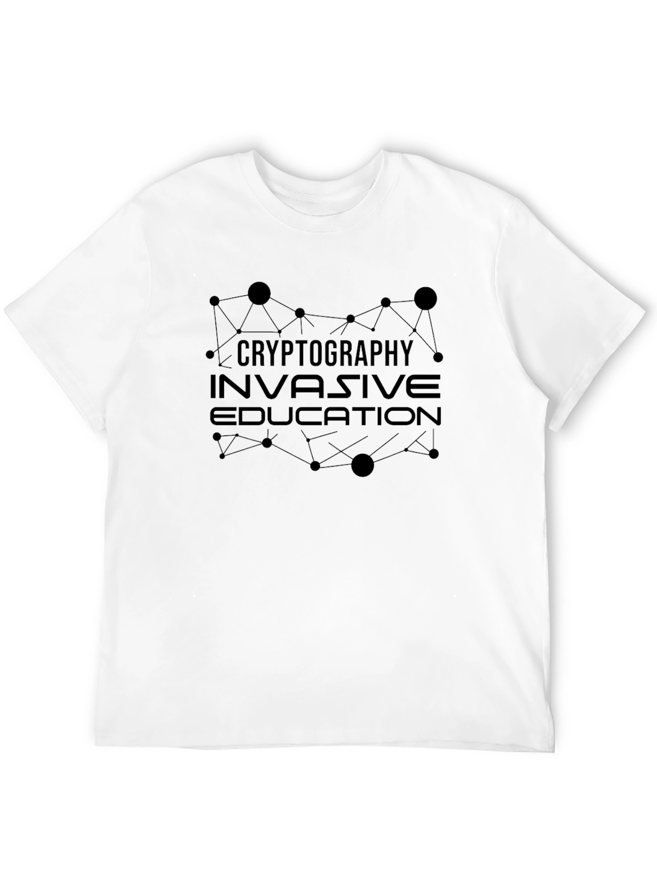 Cryptography Invasive Education Black Tee
