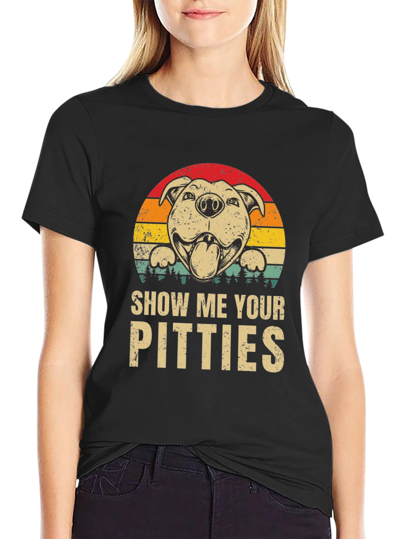 Show Me Your Pitties Dog Graphic Tee