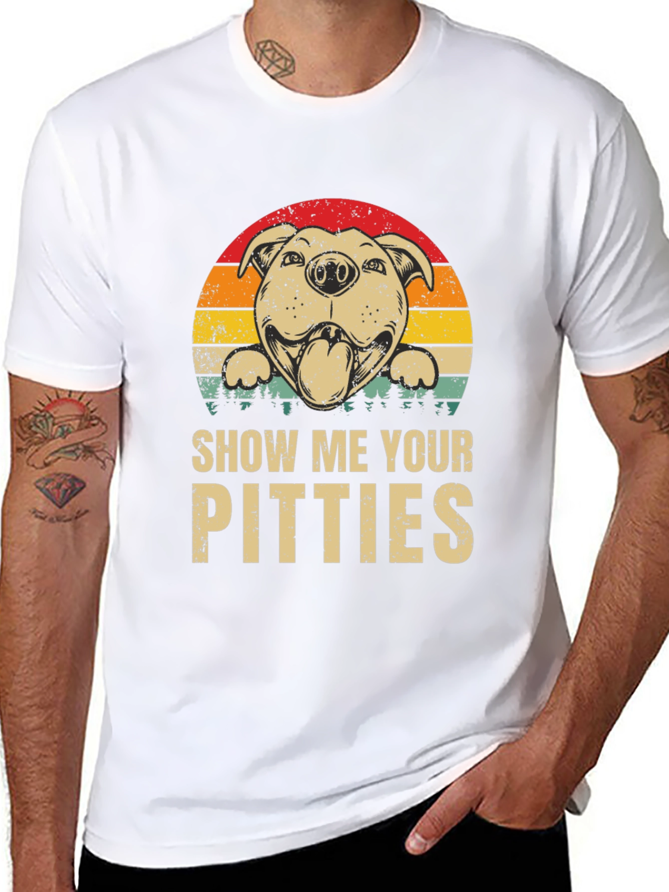 Show Me Your Pitties Dog Graphic Tee
