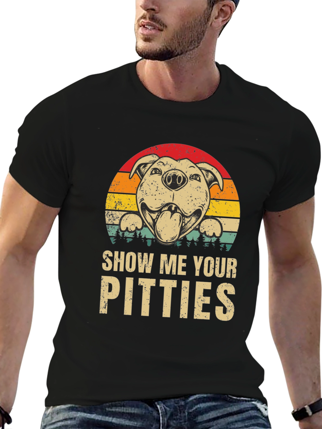 Show Me Your Pitties Dog Graphic Tee