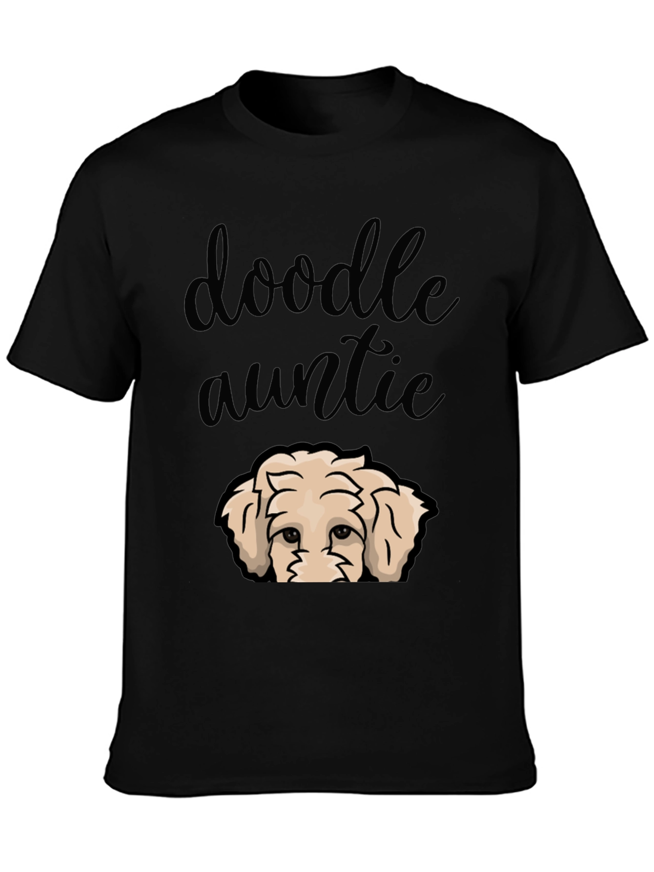 Doodle Auntie T-Shirt - Cute Dog Lover Tee