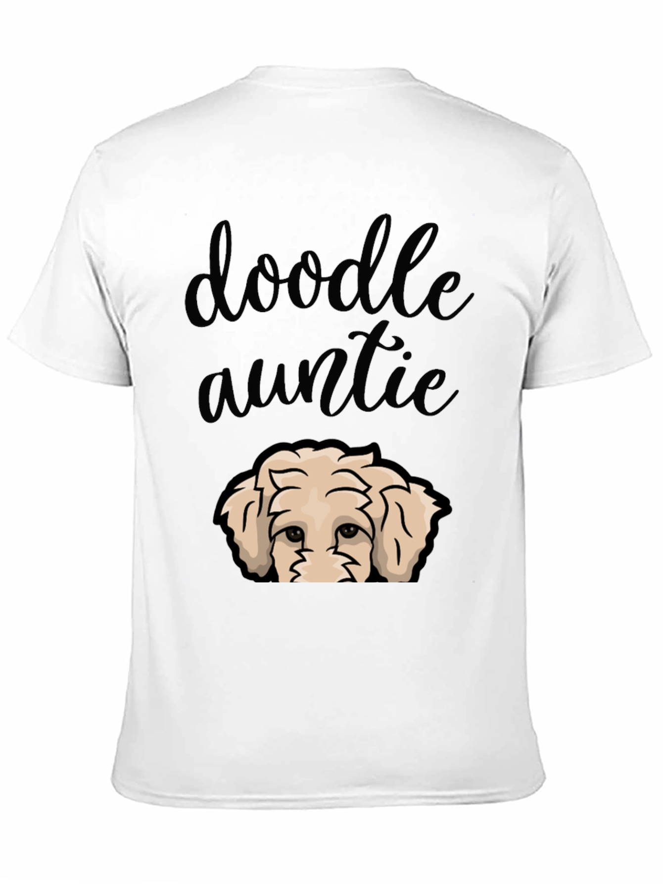 Doodle Auntie T-Shirt - Cute Dog Lover Tee