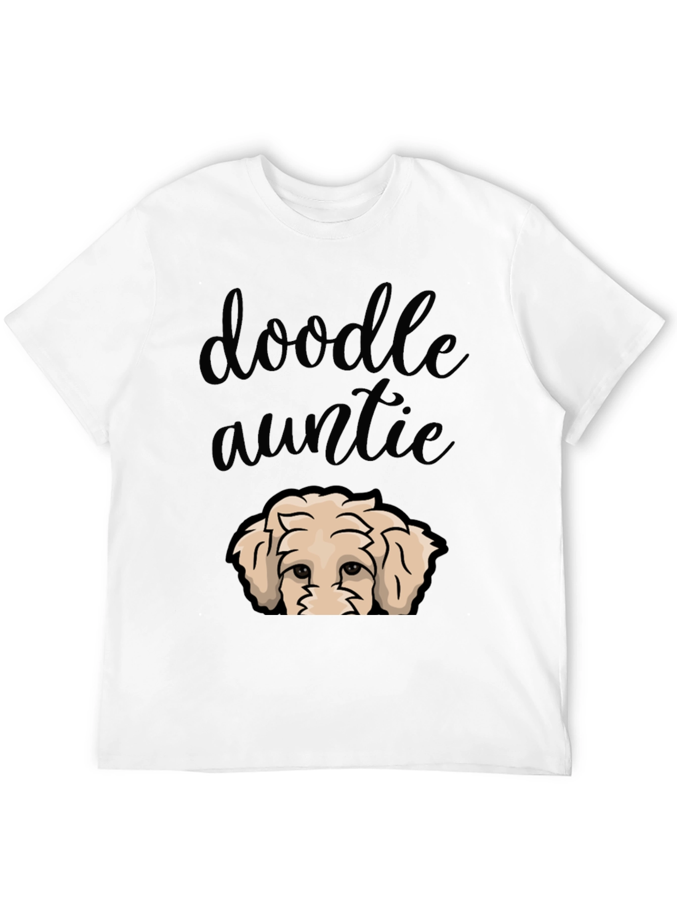 Doodle Auntie T-Shirt - Cute Dog Lover Tee