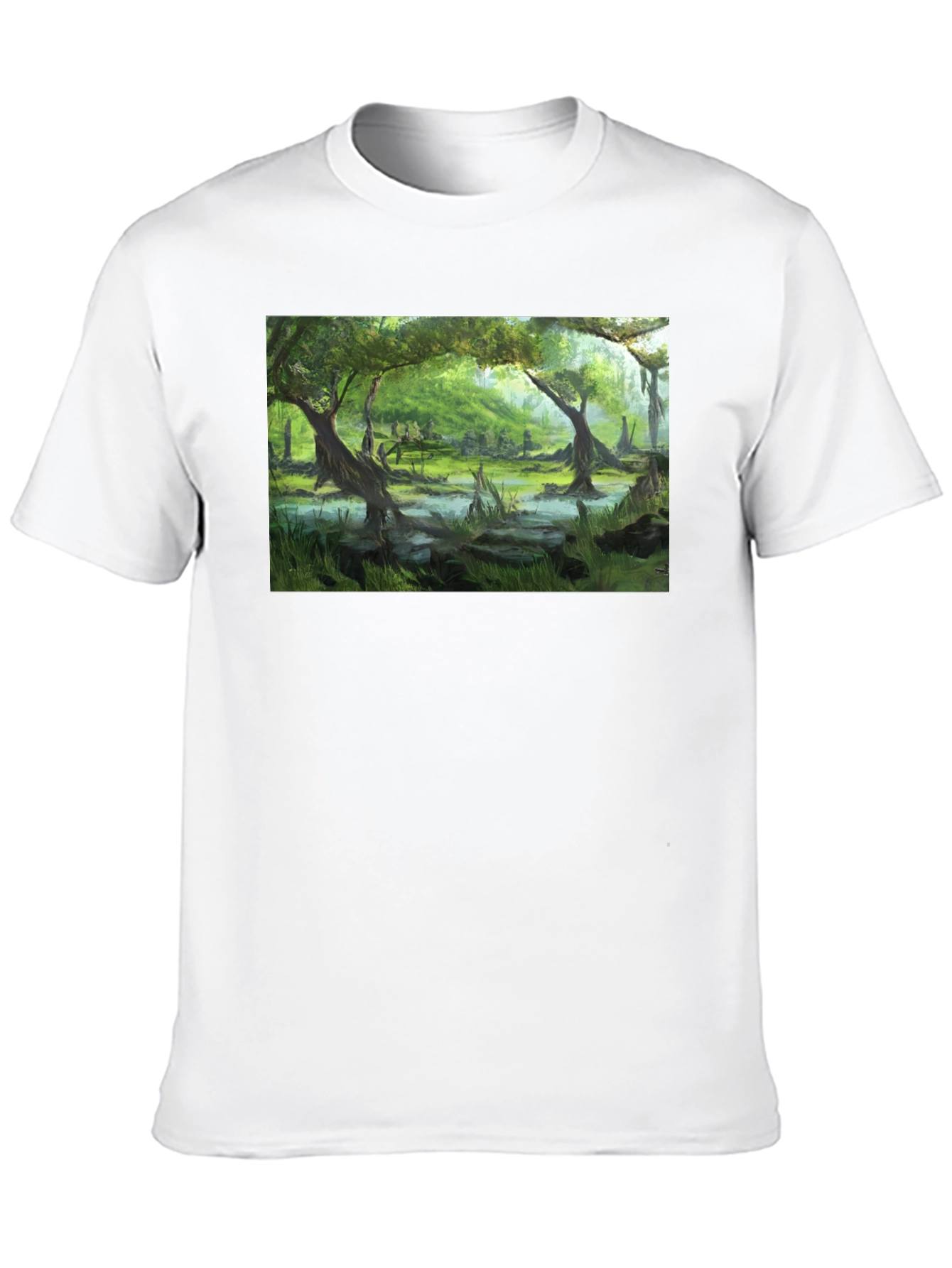Swamp Scene Graphic T-Shirt