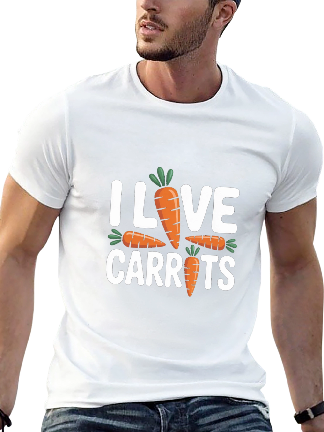 I Love Carrots T-Shirt: Fun Graphic Tee