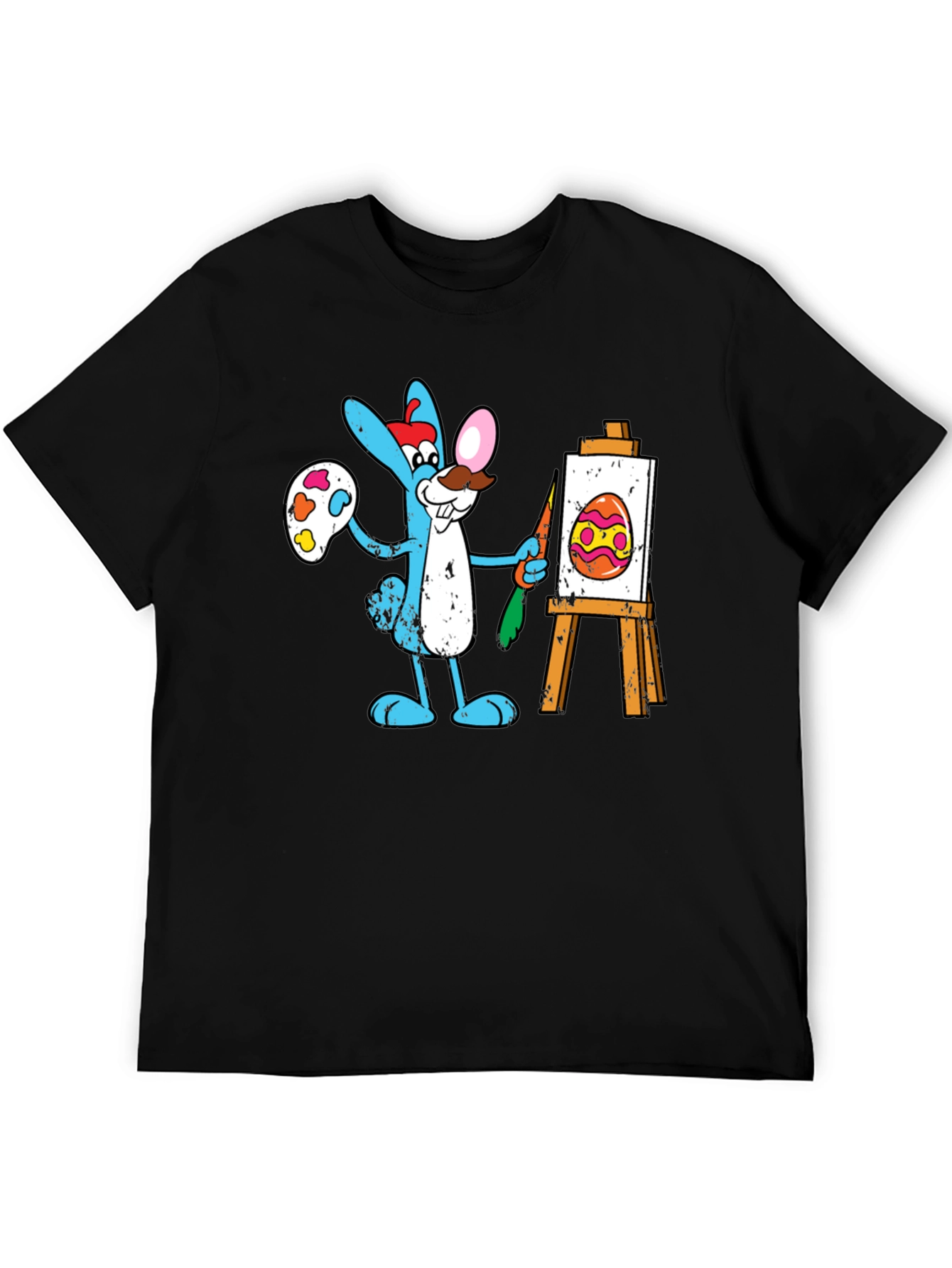 Easter Bunny Artist Graphic Tee