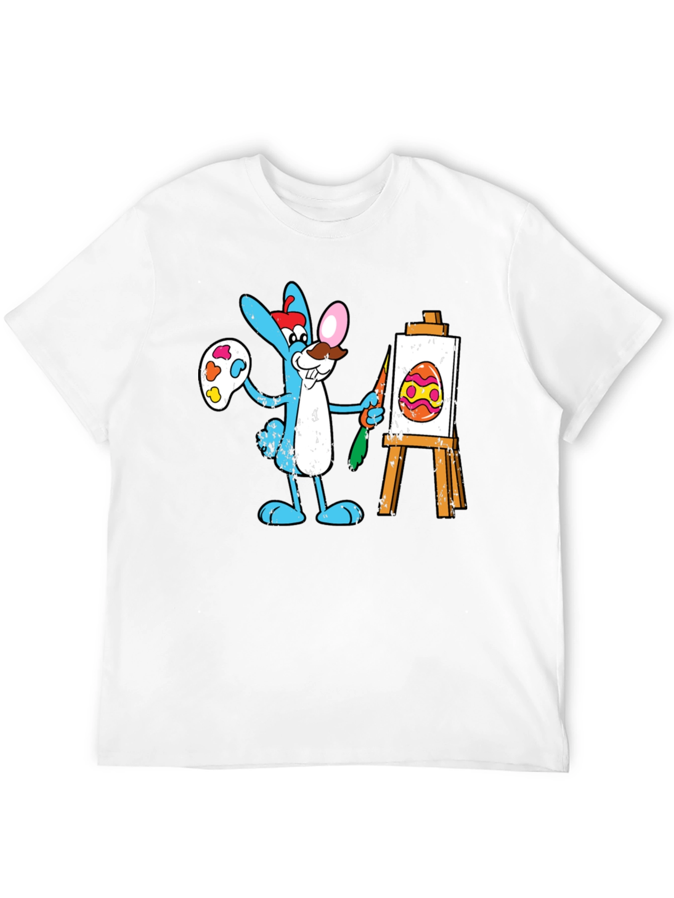 Easter Bunny Artist Graphic Tee