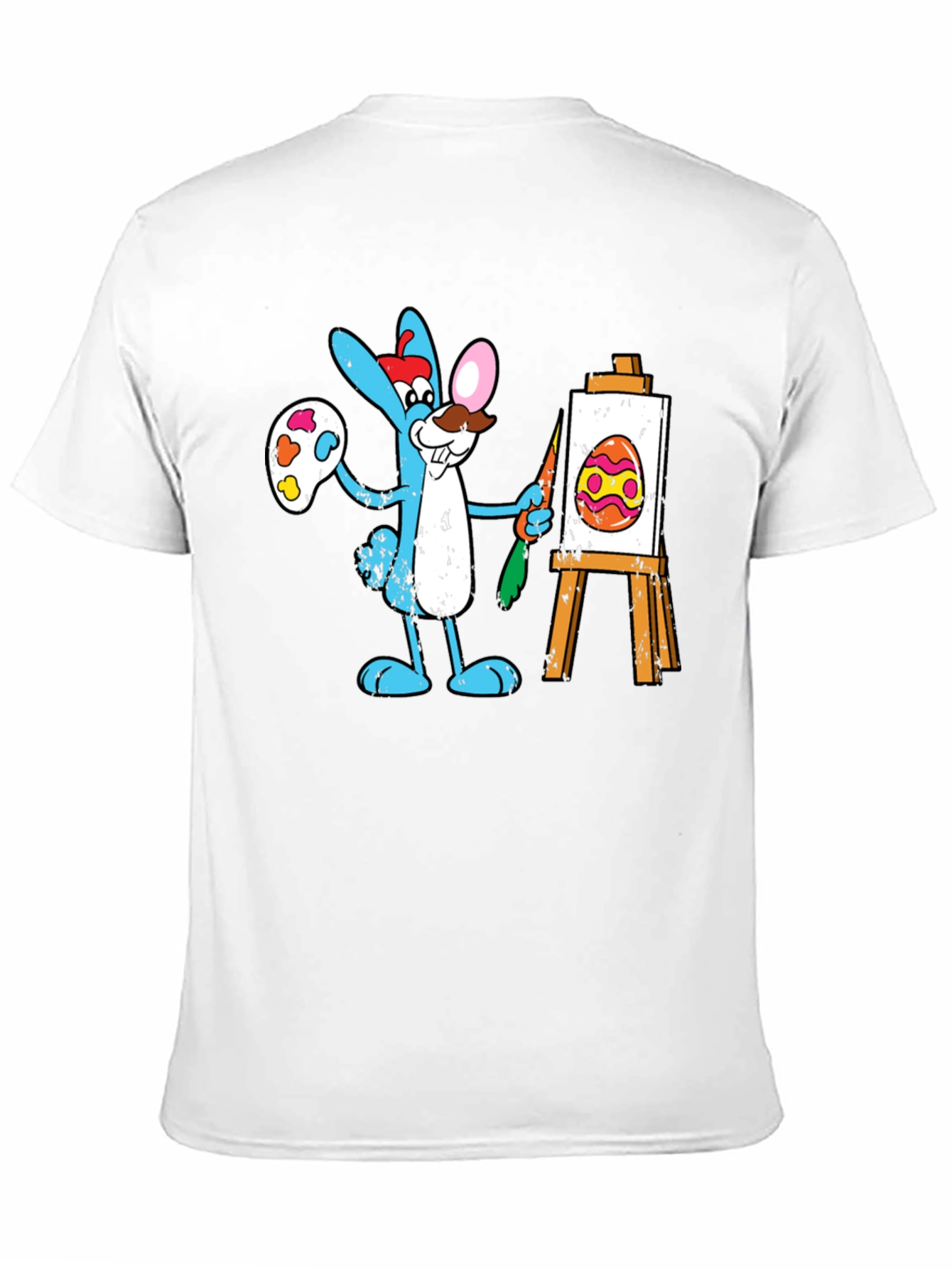 Easter Bunny Artist Graphic Tee
