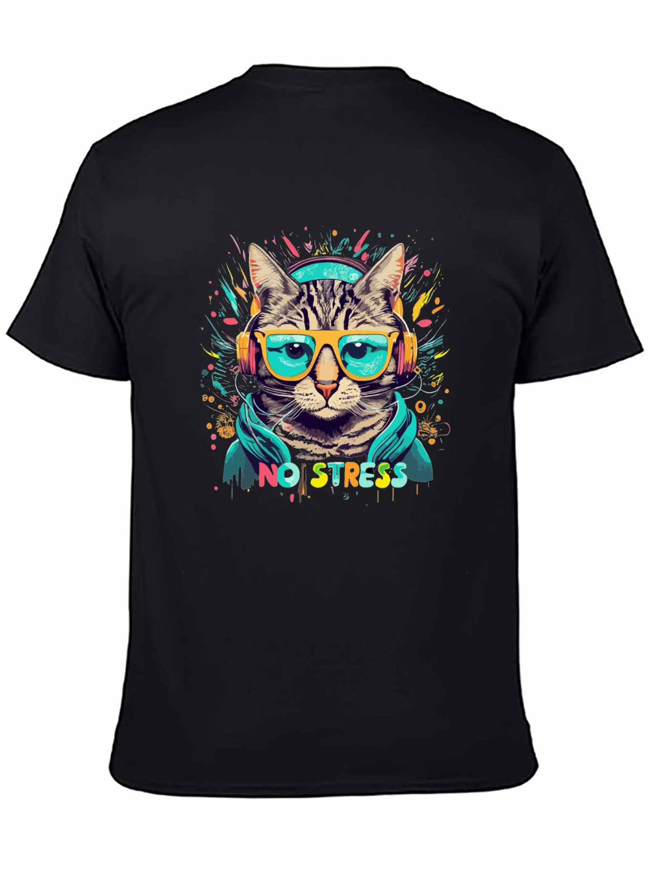 Cool Cat No Stress T-Shirt