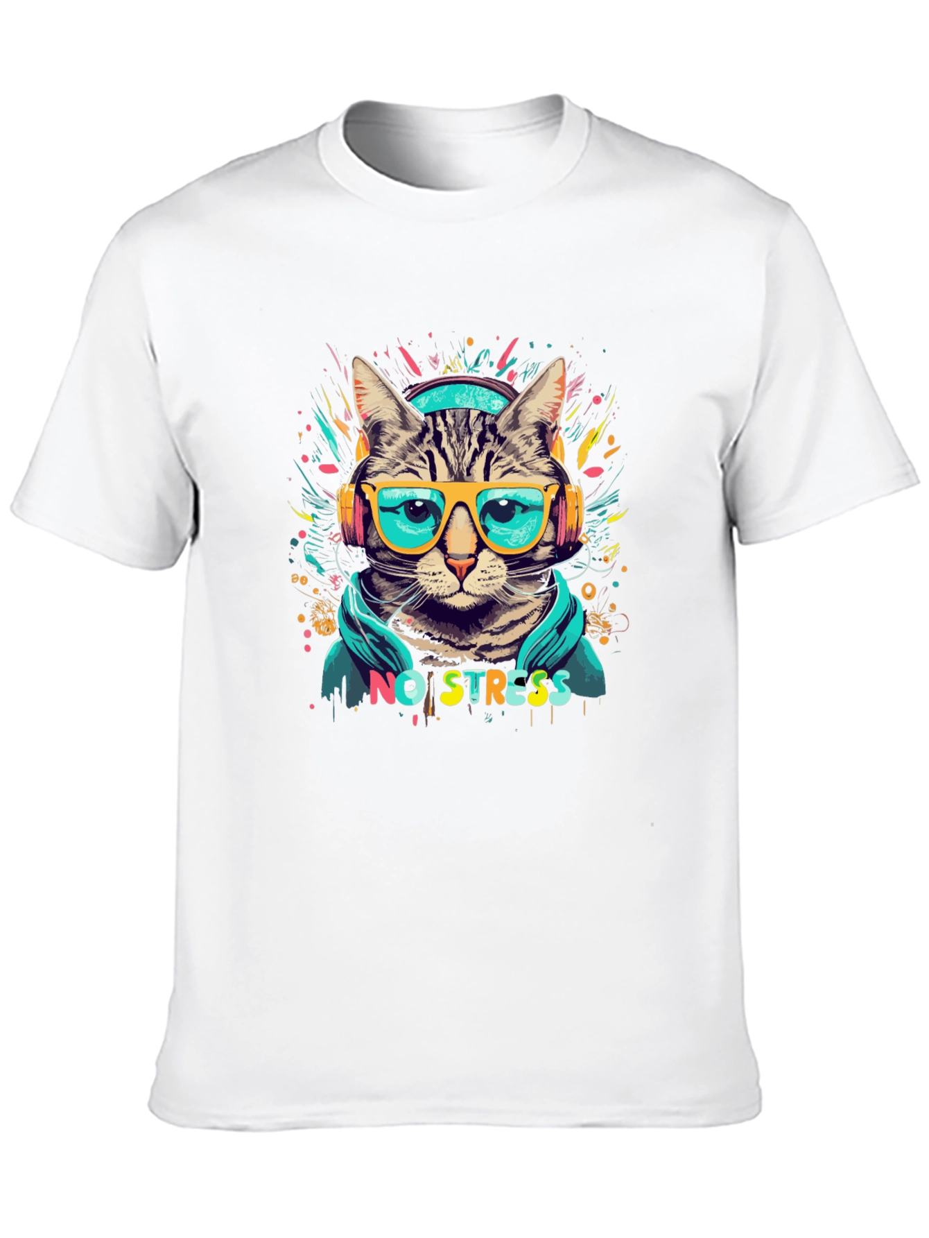 Cool Cat No Stress T-Shirt
