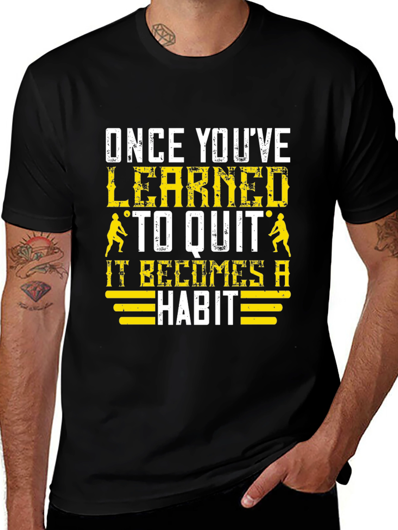 Volleyball T-Shirt: Once Youve Learned to Quit