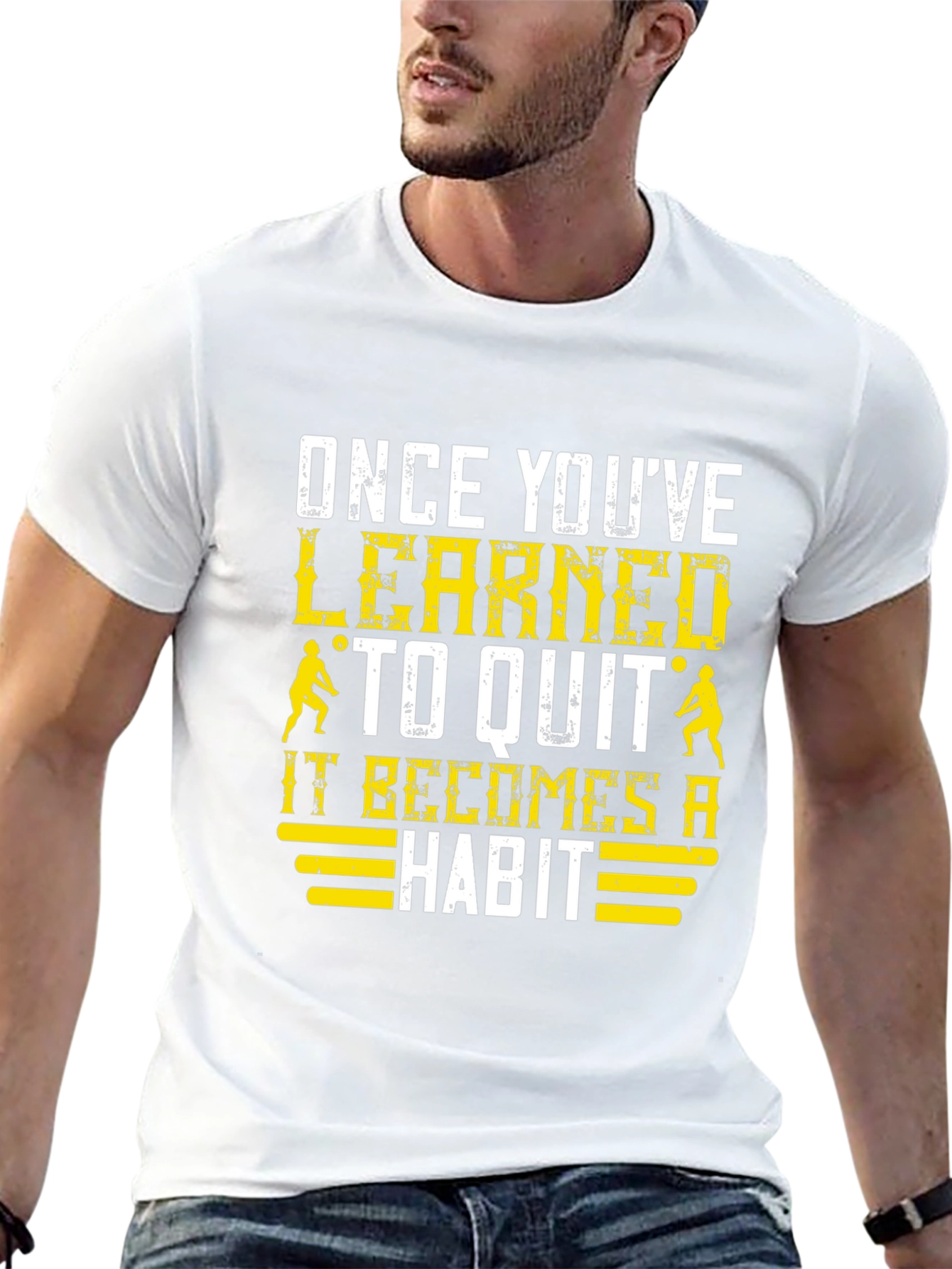 Volleyball T-Shirt: Once Youve Learned to Quit