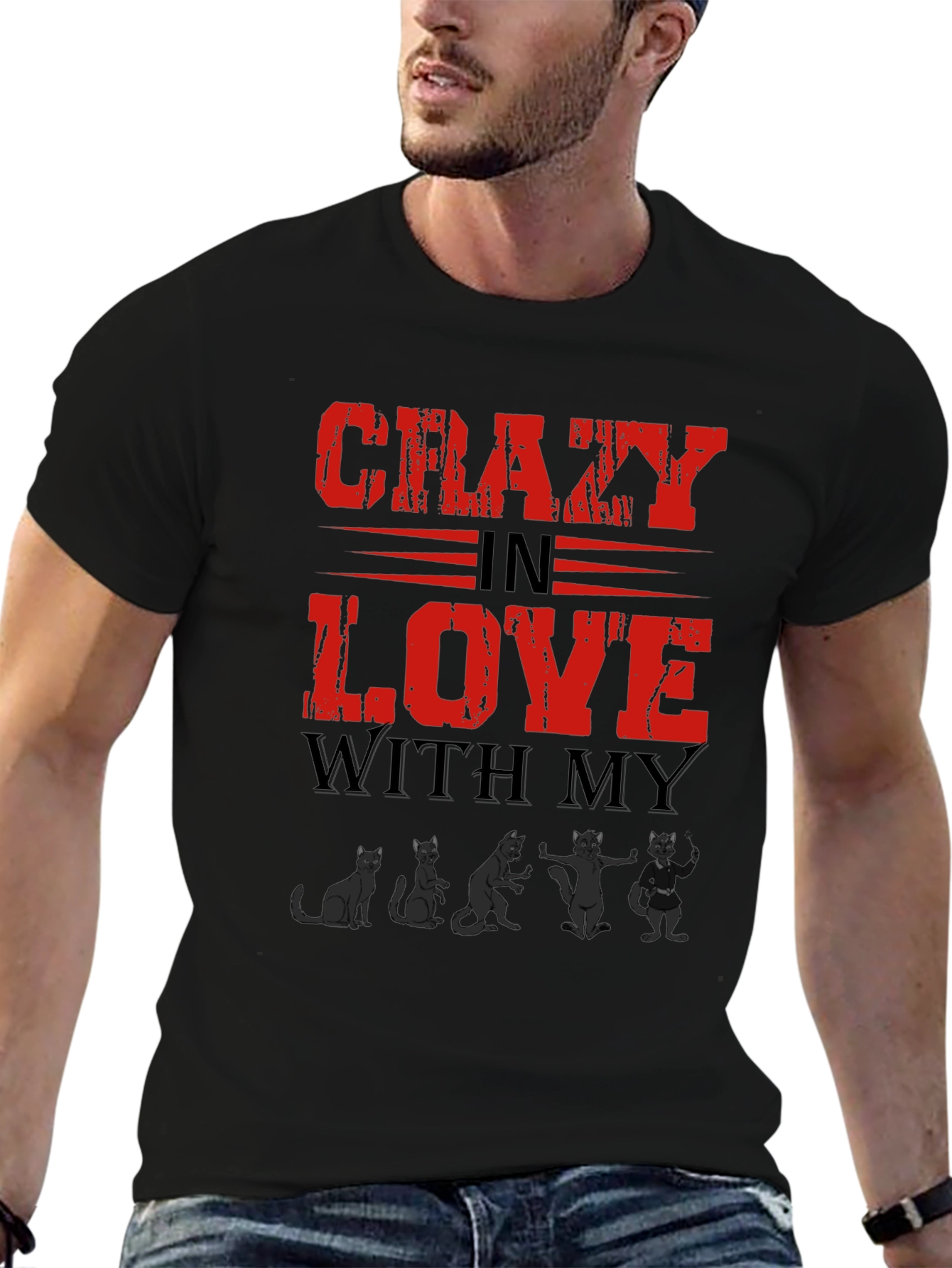 Crazy In Love With My Cats T-Shirt
