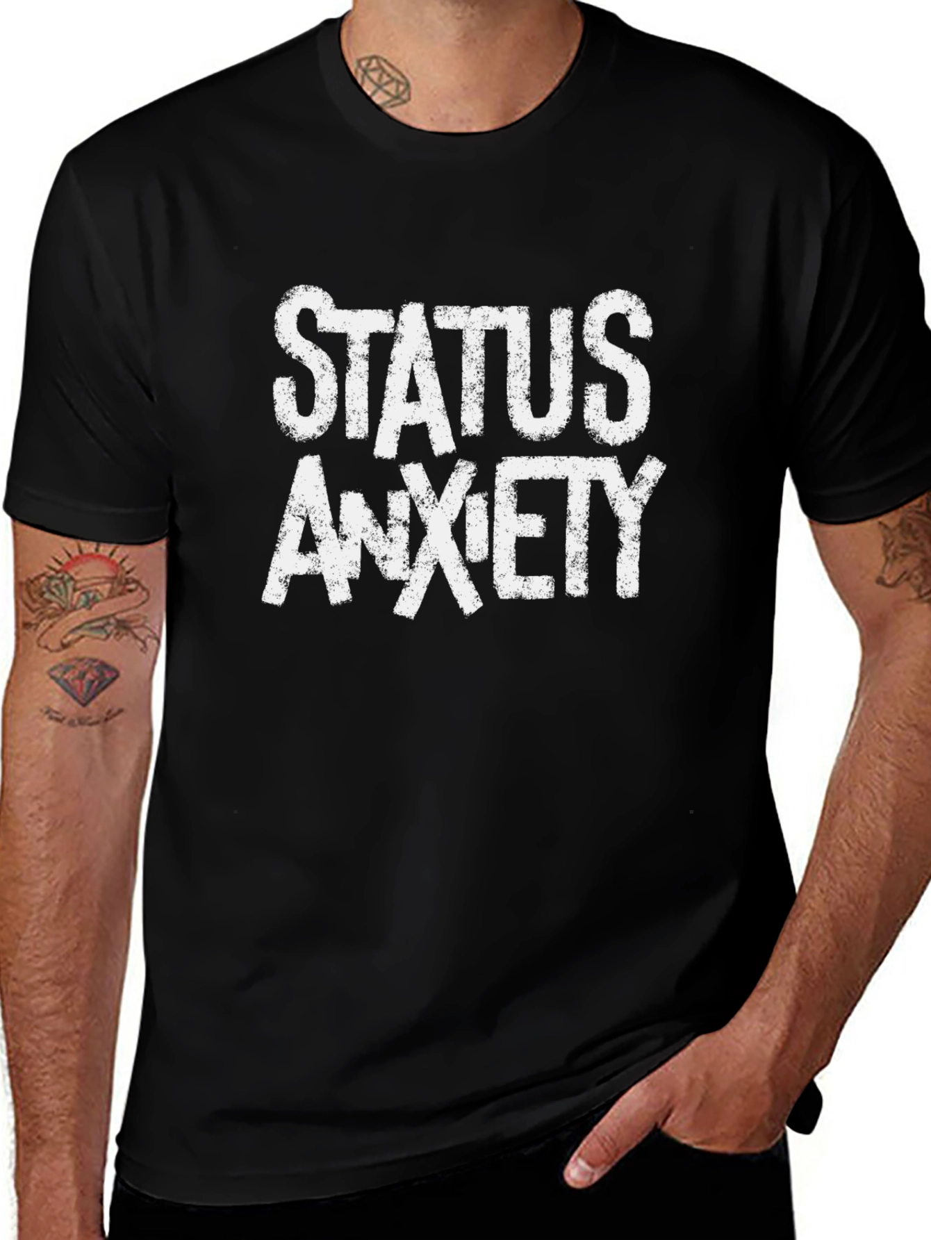Status Anxiety Graphic Print T-Shirt