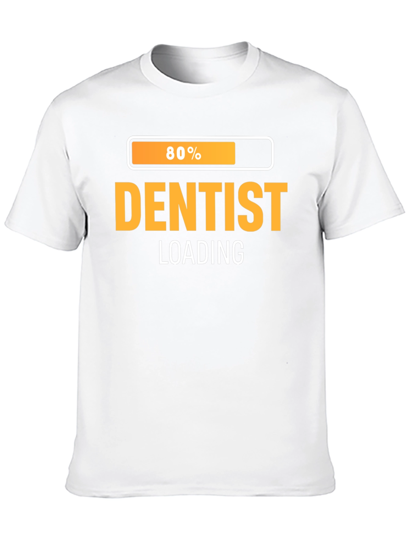 Dentist Loading Graphic T-Shirt - Black Cotton Tee