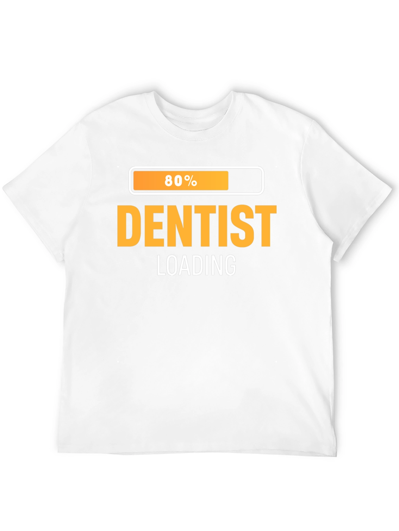 Dentist Loading Graphic T-Shirt - Black Cotton Tee